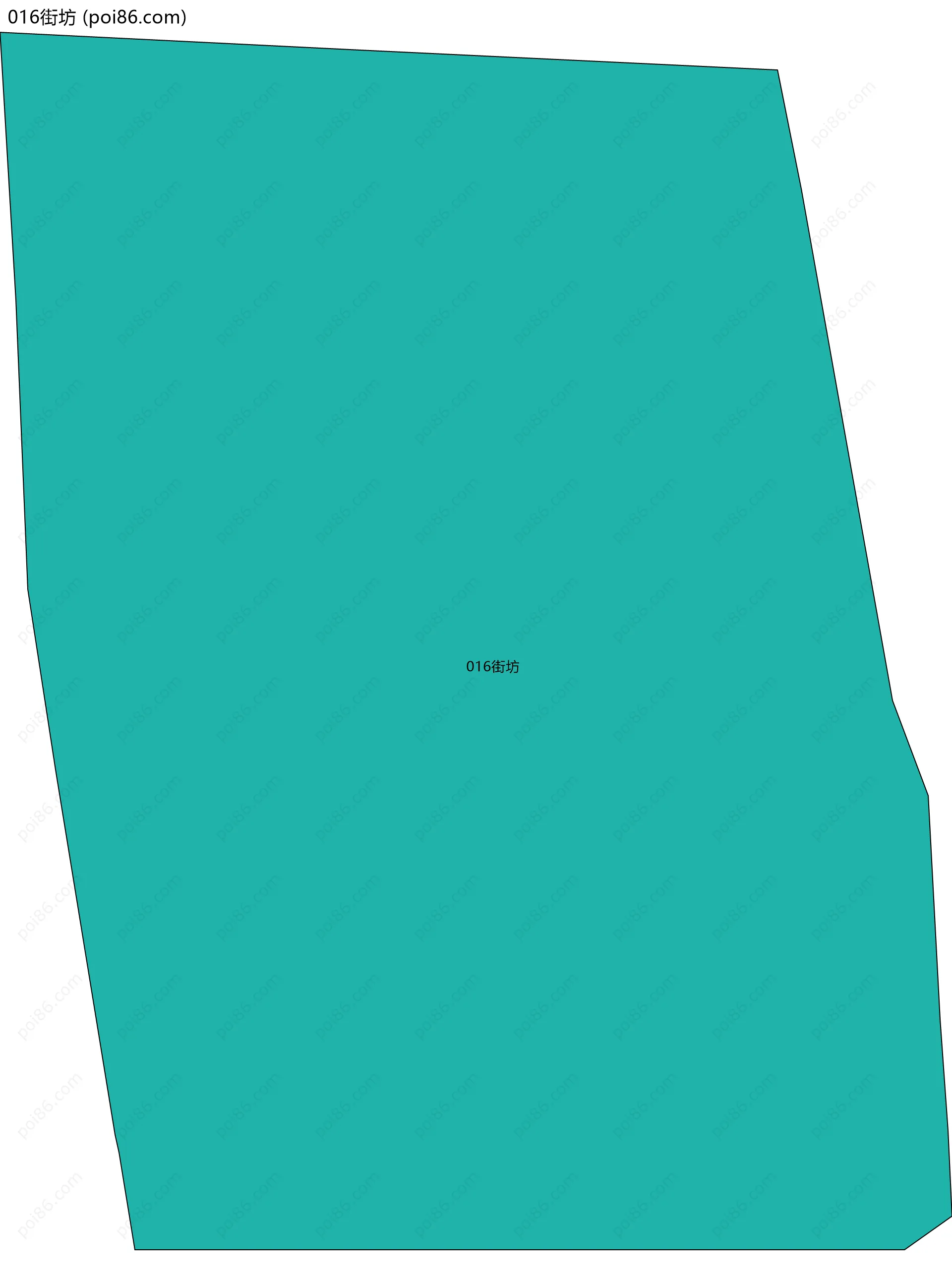 016街坊边界地图
