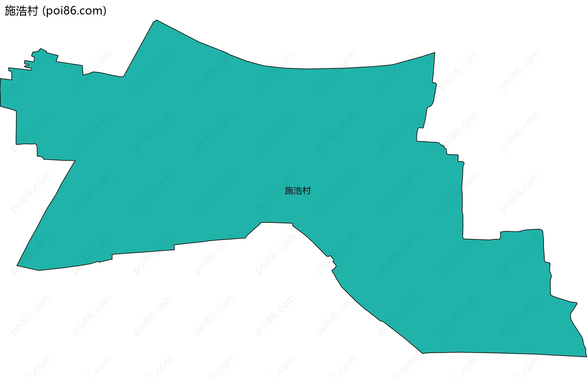施浩村边界地图