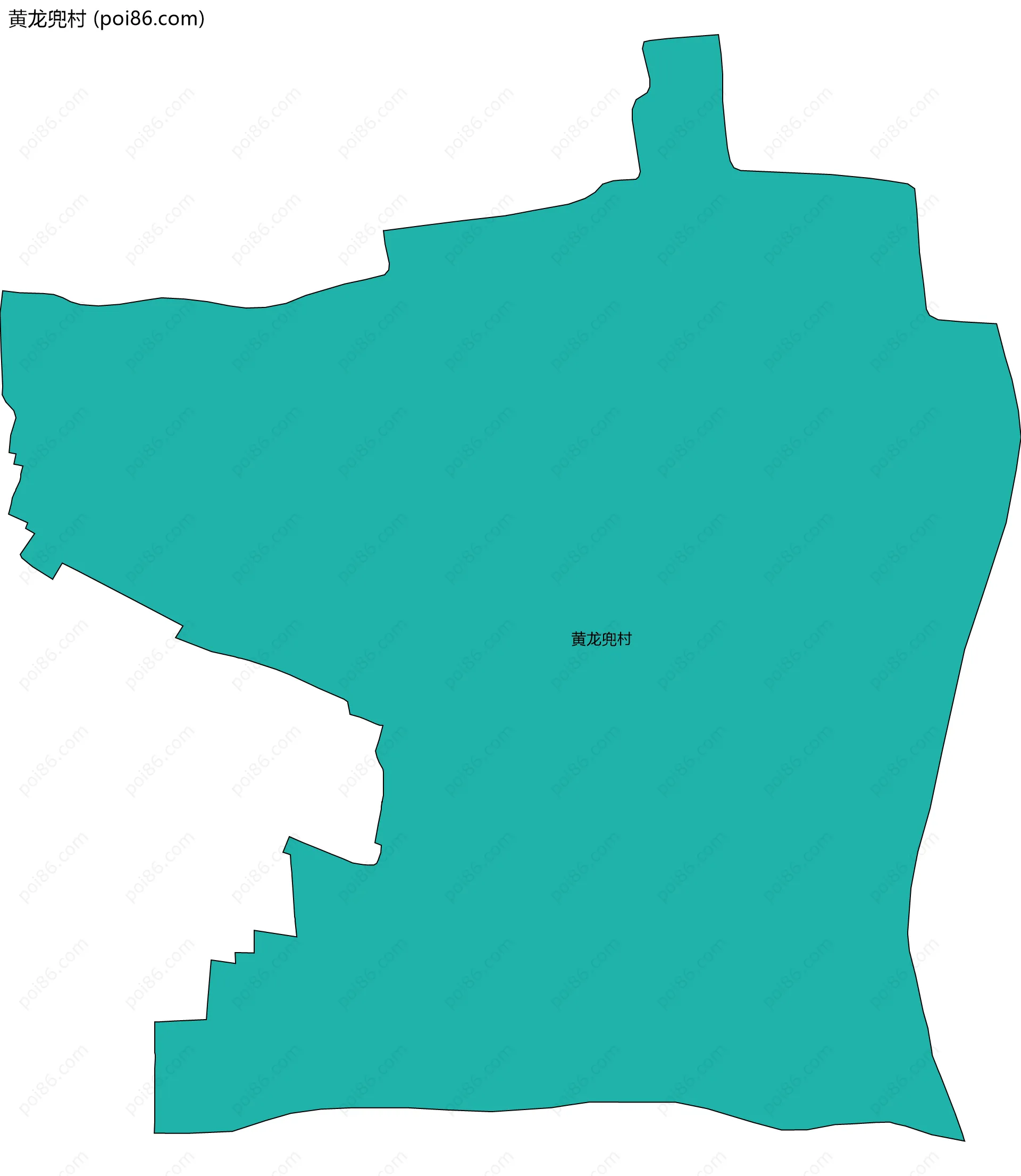 黄龙兜村边界地图