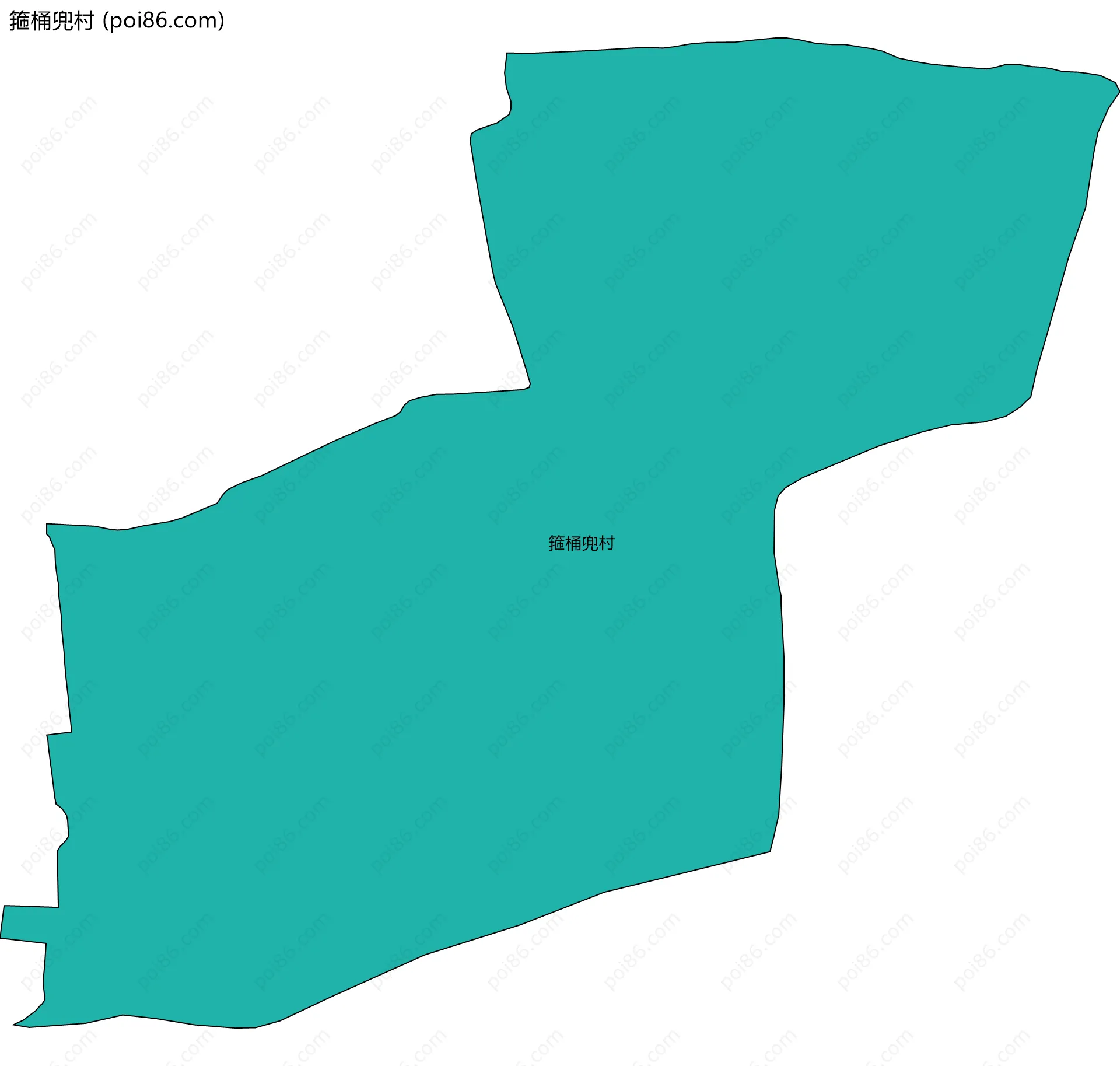 箍桶兜村边界地图