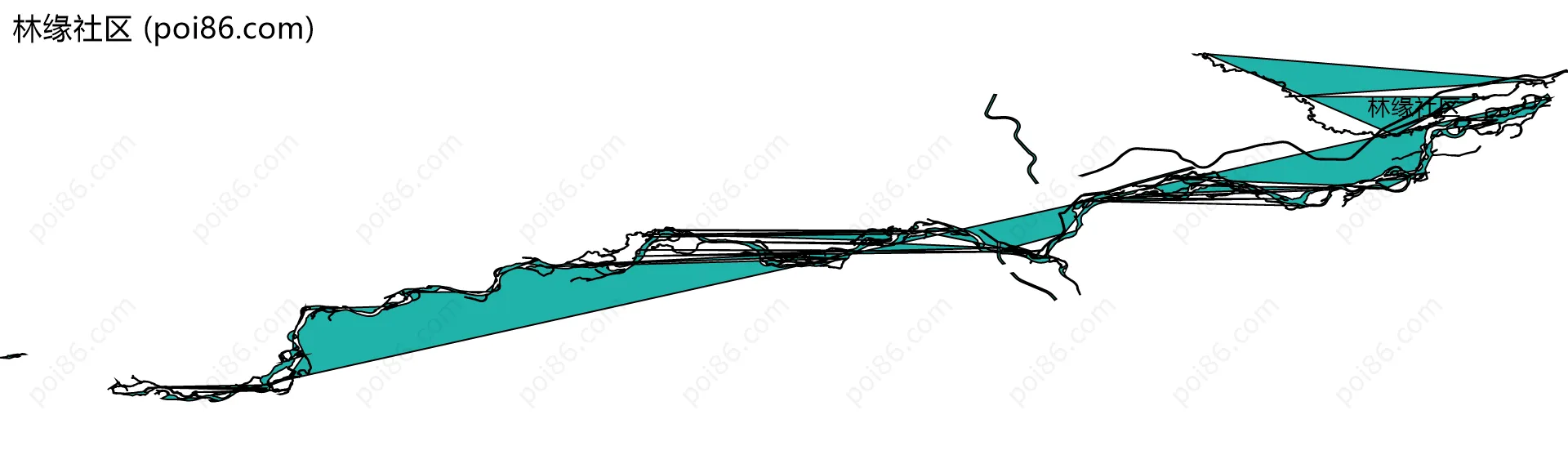 林缘社区边界地图