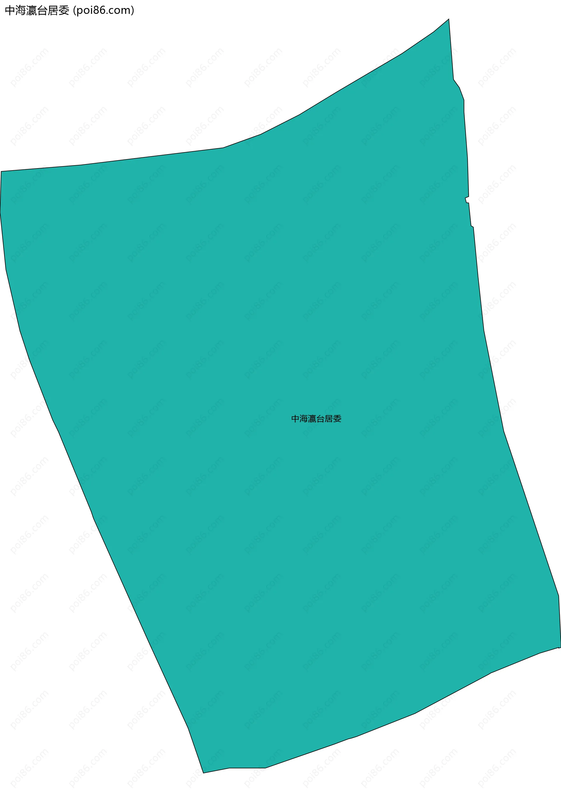 中海瀛台居委边界地图