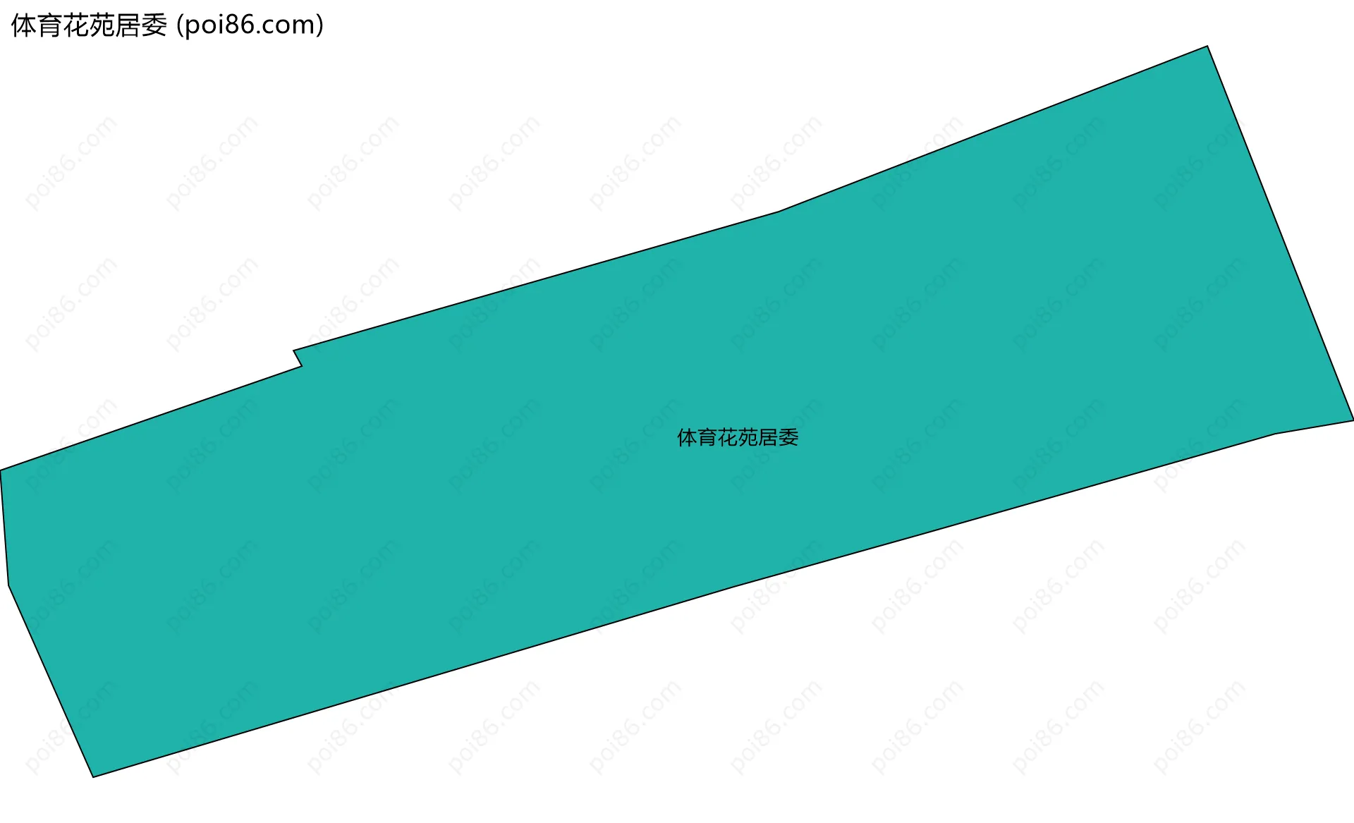 体育花苑居委边界地图