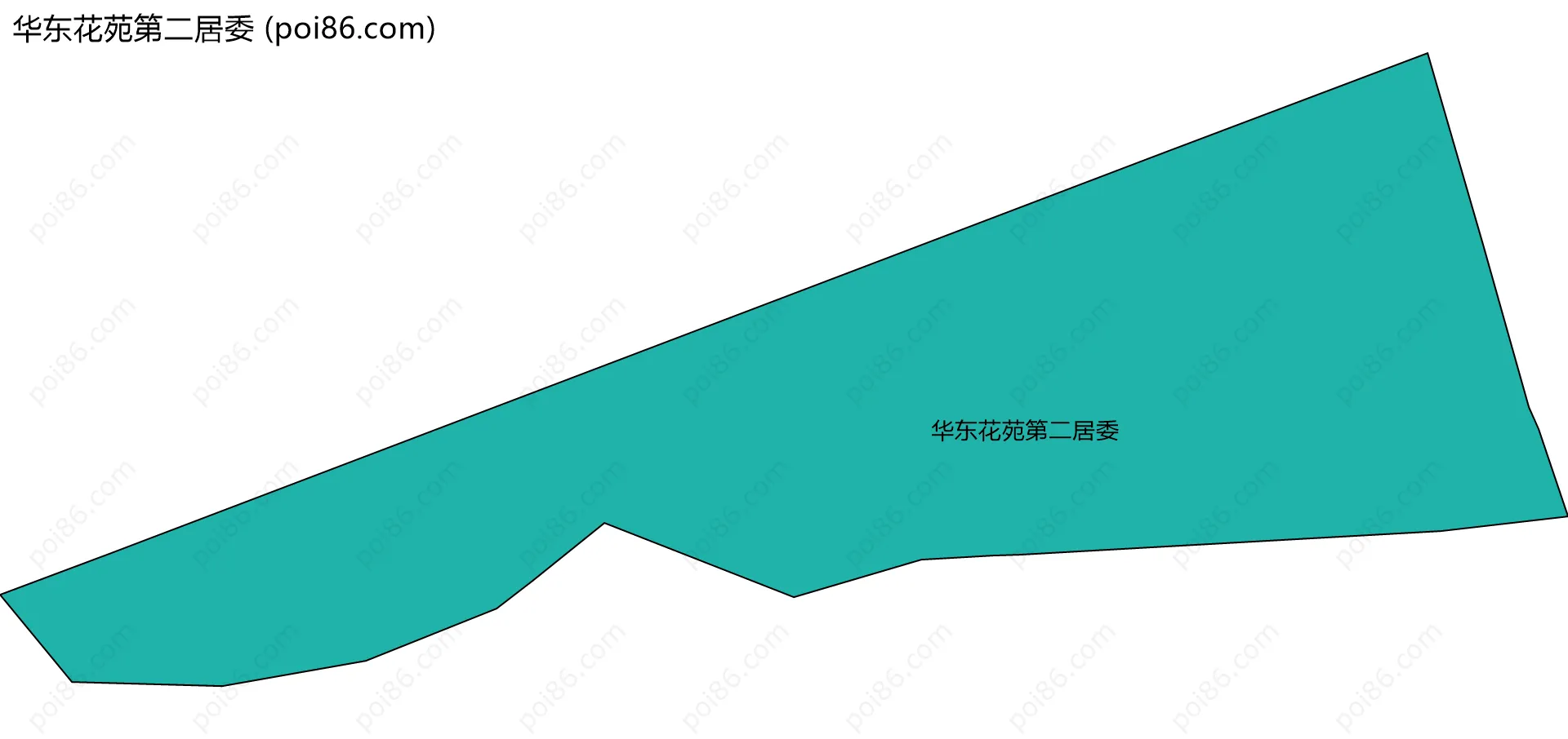 华东花苑第二居委边界地图