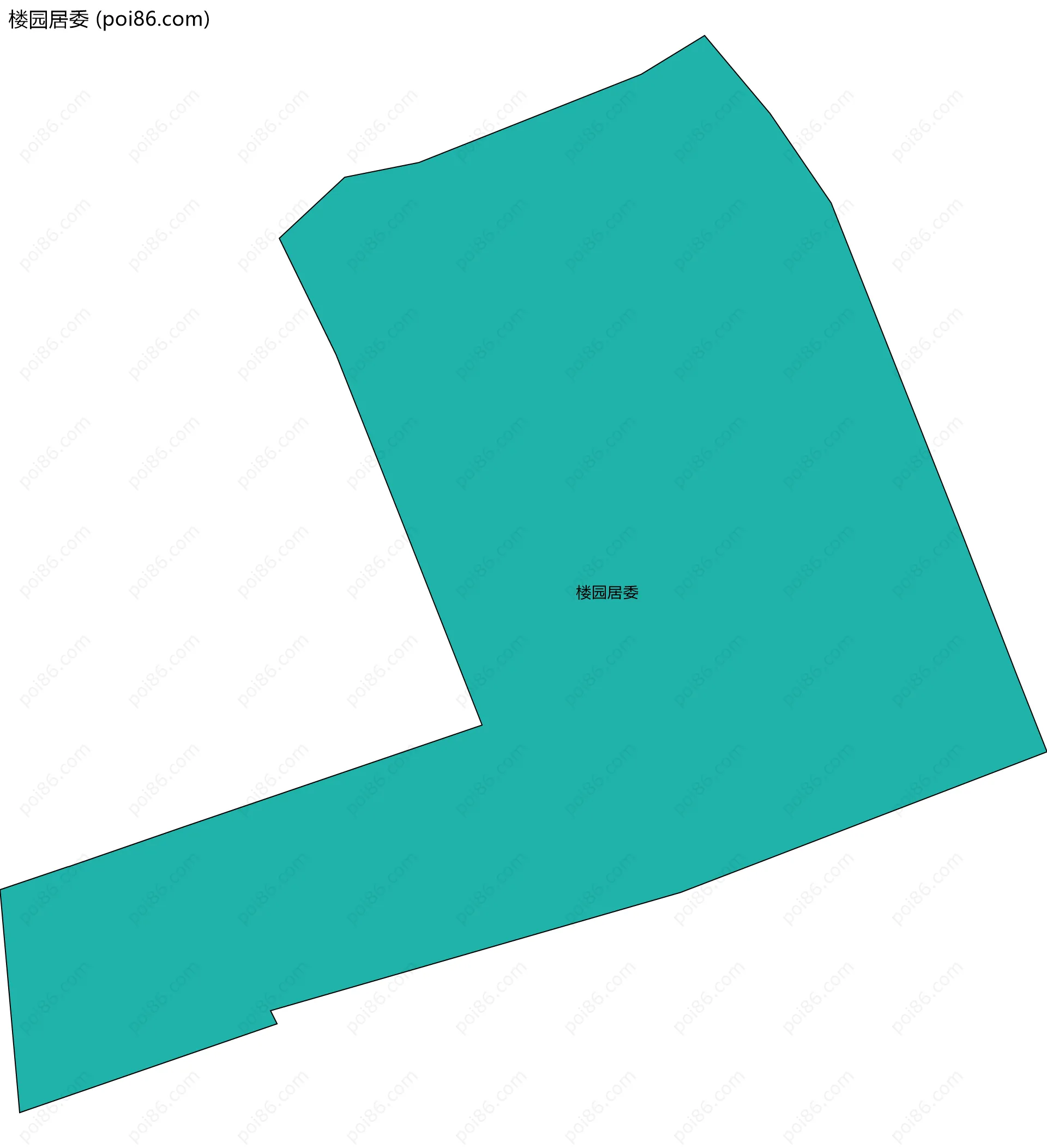 楼园居委边界地图