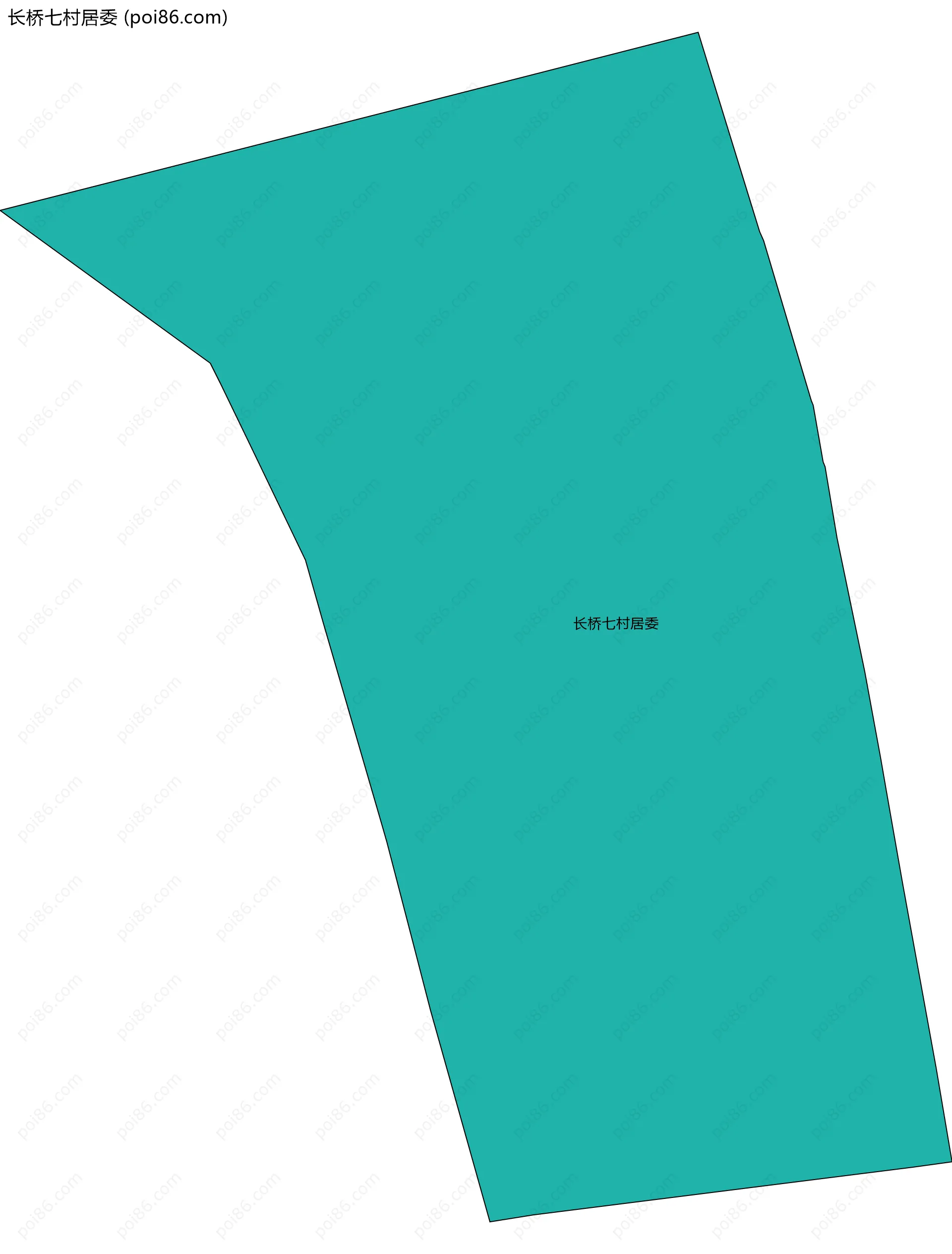 长桥七村居委边界地图