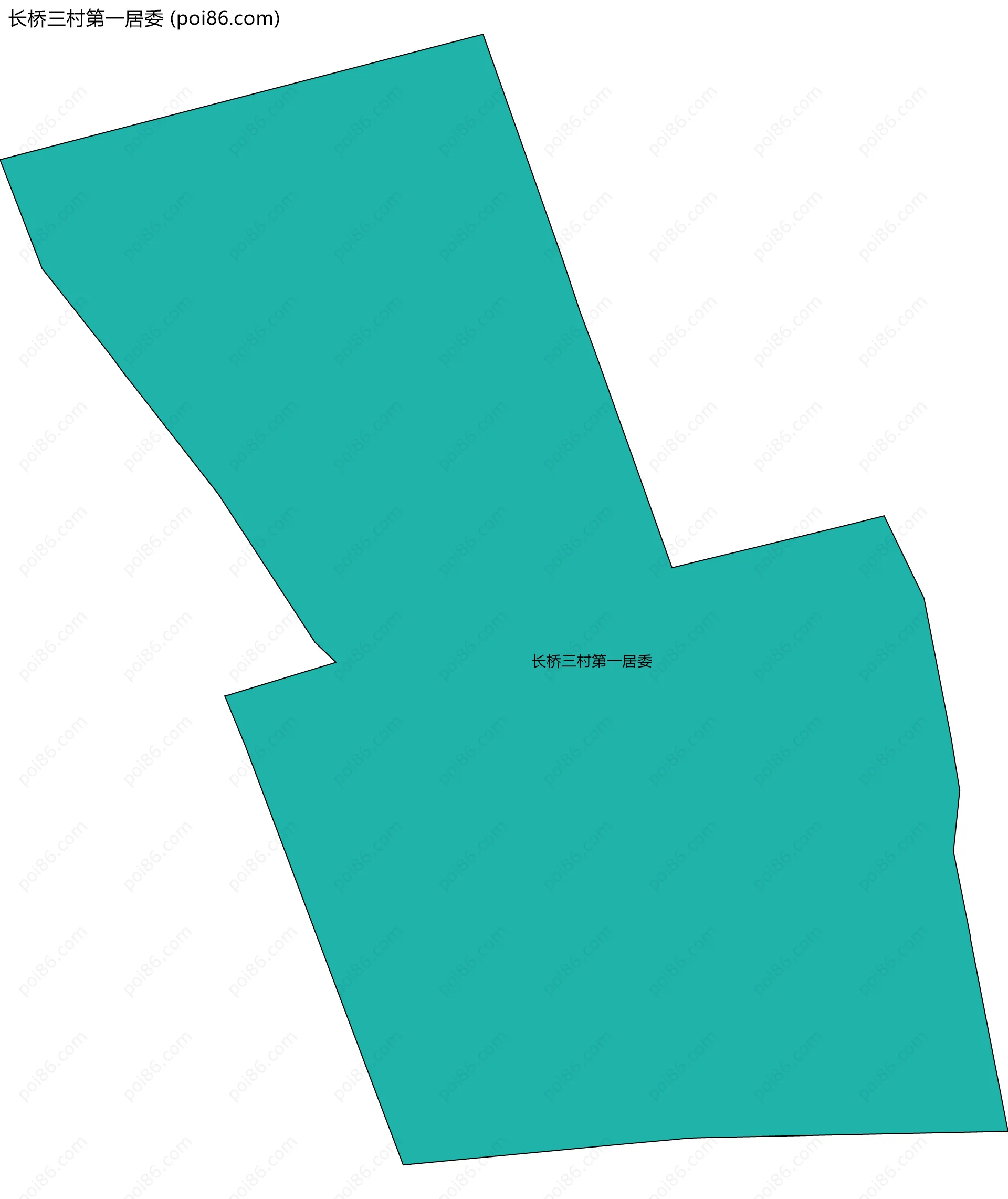 长桥三村第一居委边界地图