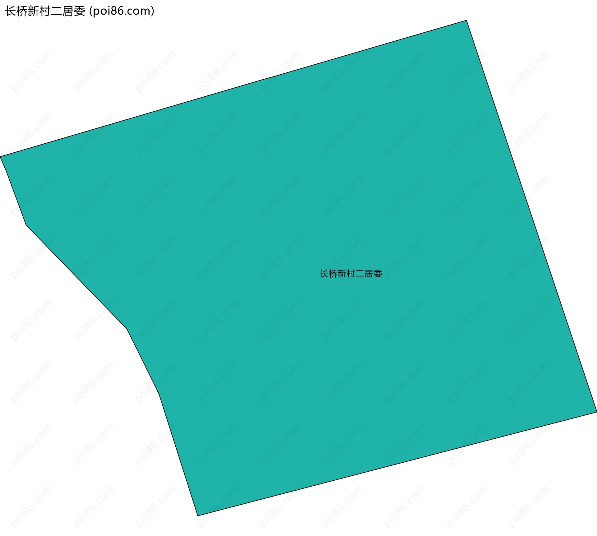 长桥新村二居委边界地图