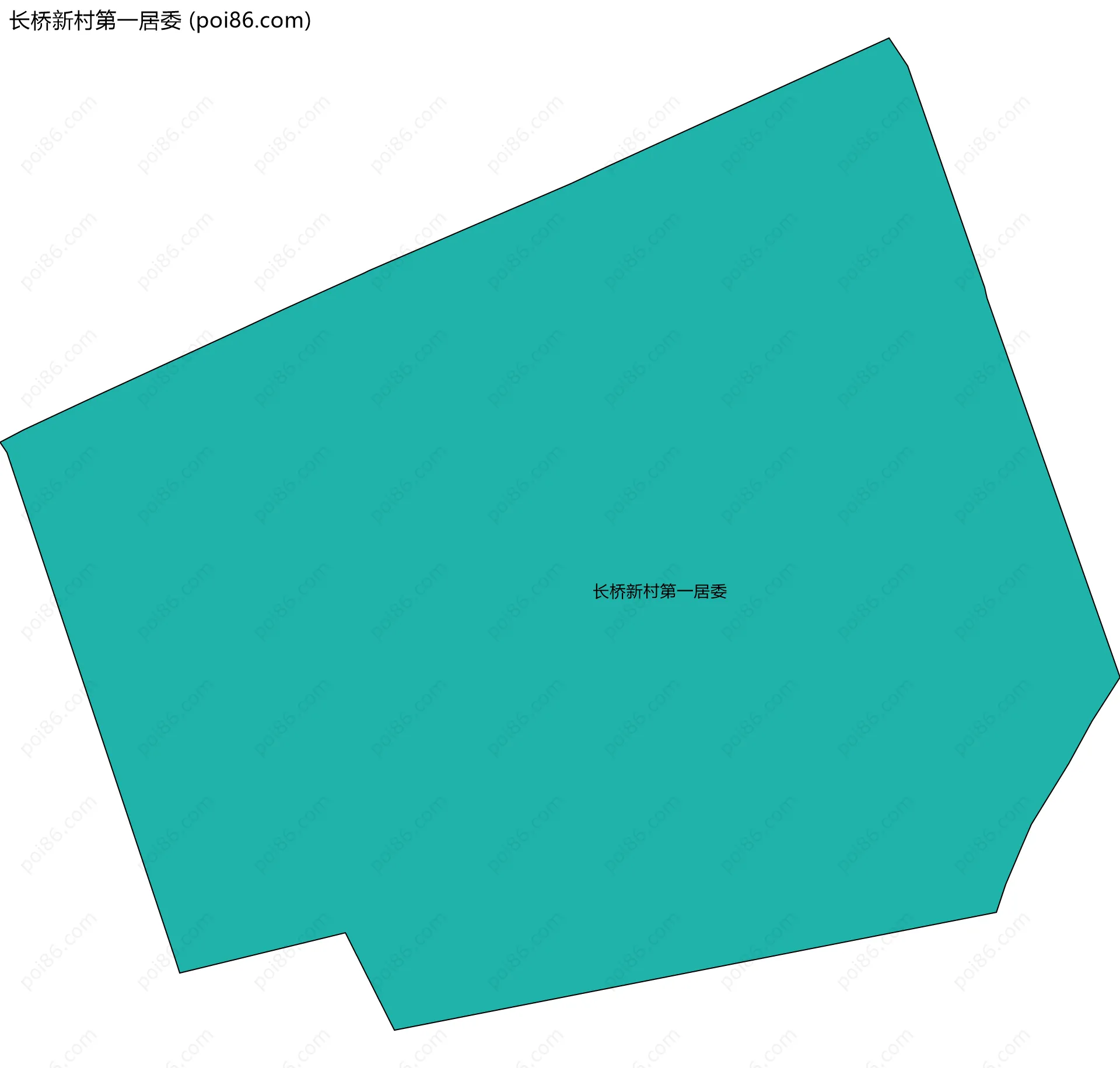 长桥新村第一居委边界地图