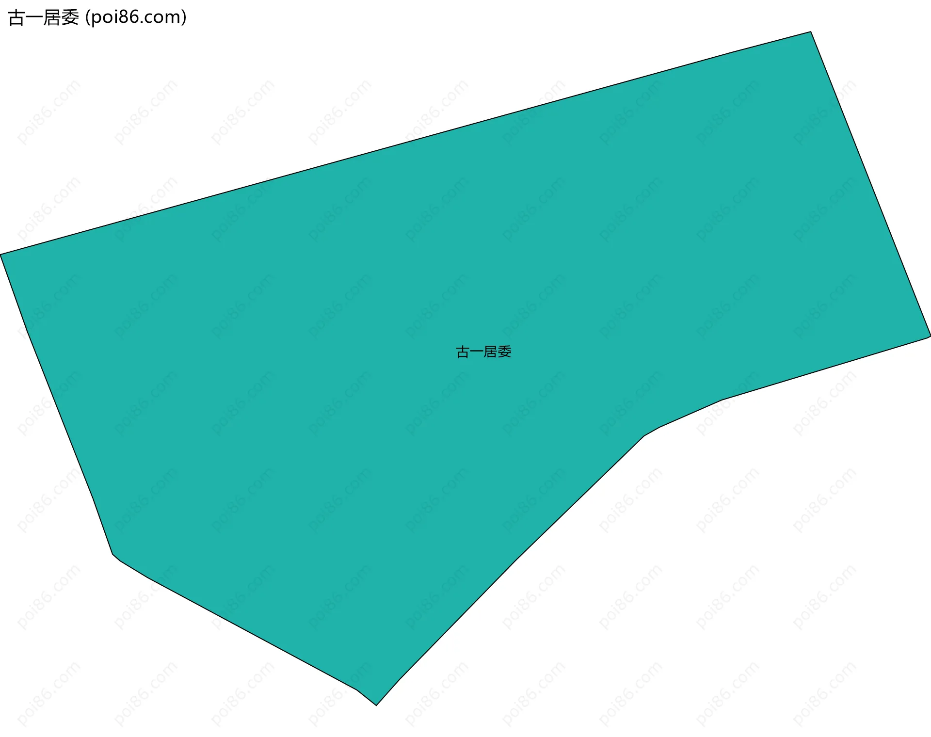 古一居委边界地图