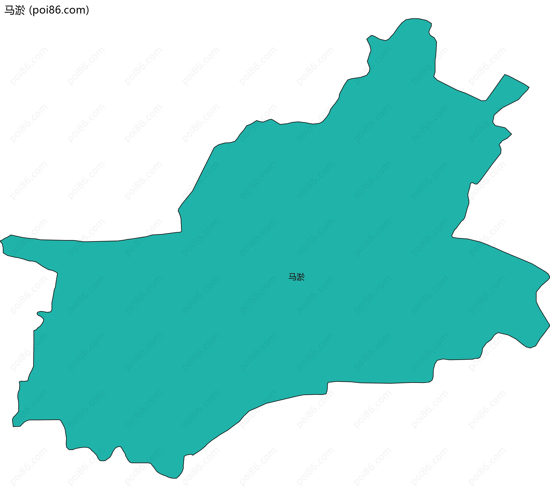 马淤边界地图