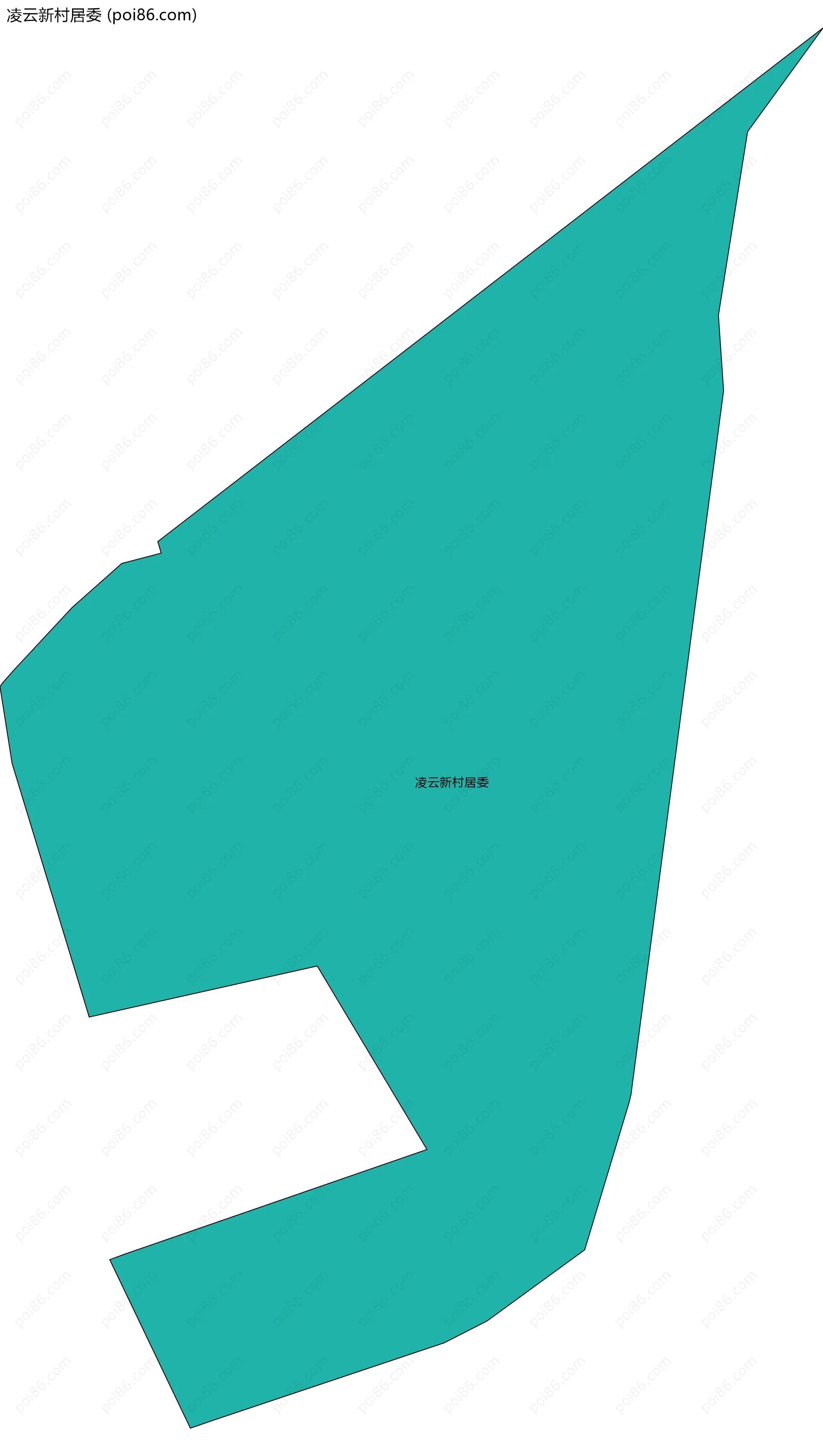 凌云新村居委边界地图