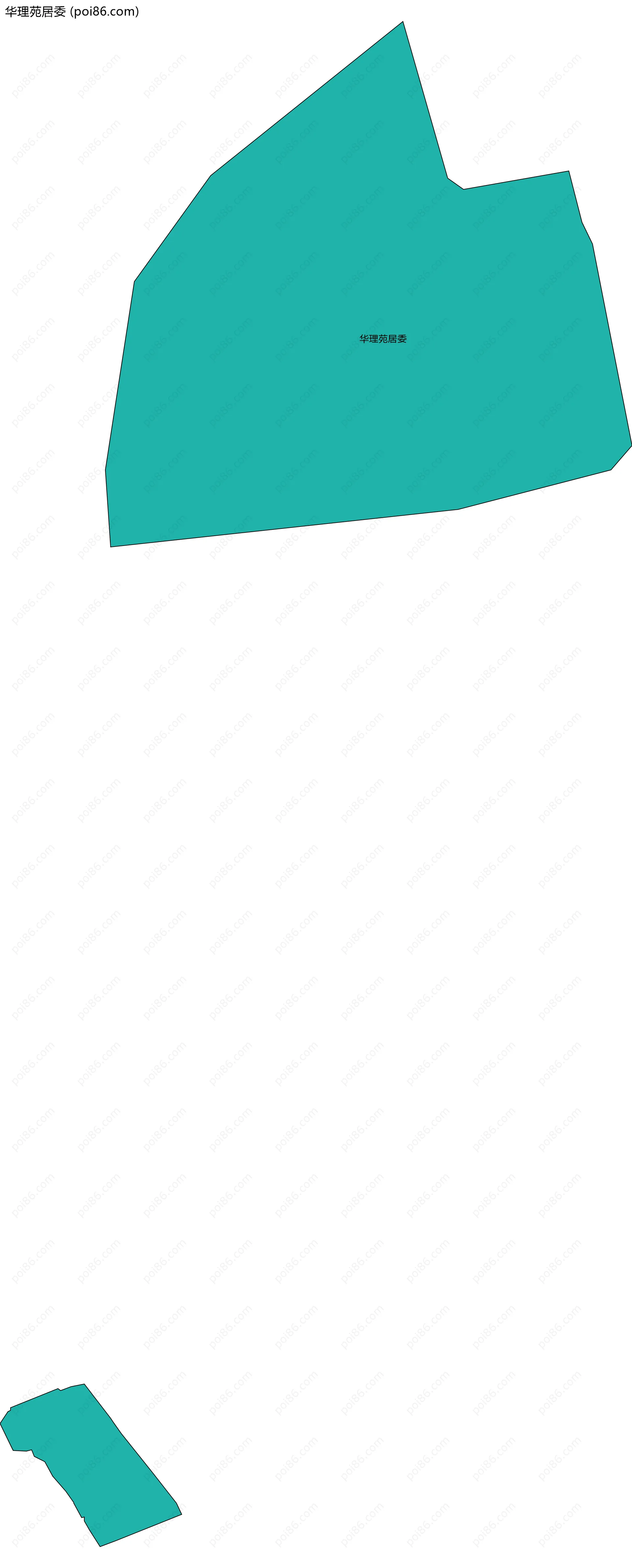 华理苑居委边界地图