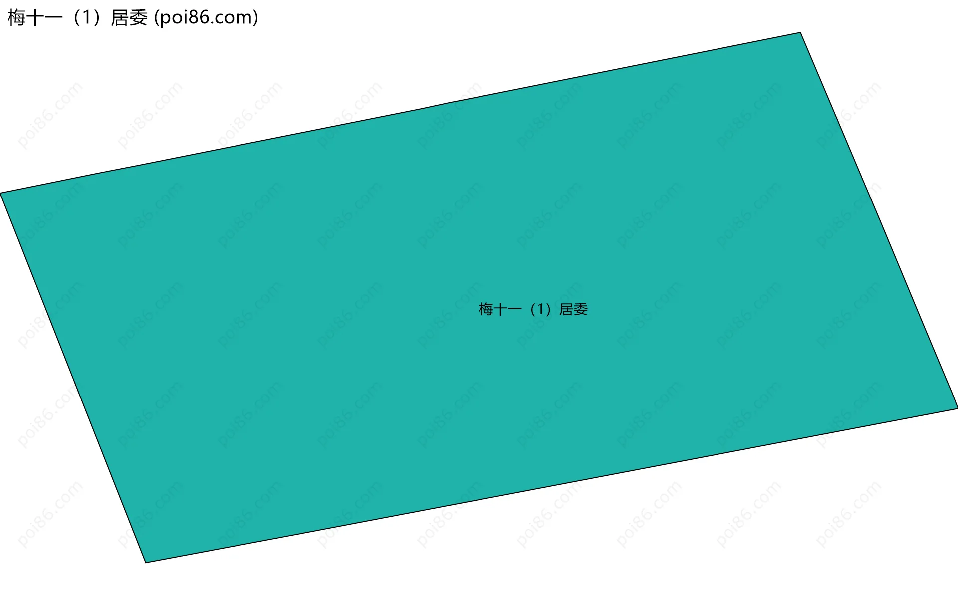 梅十一（1）居委边界地图