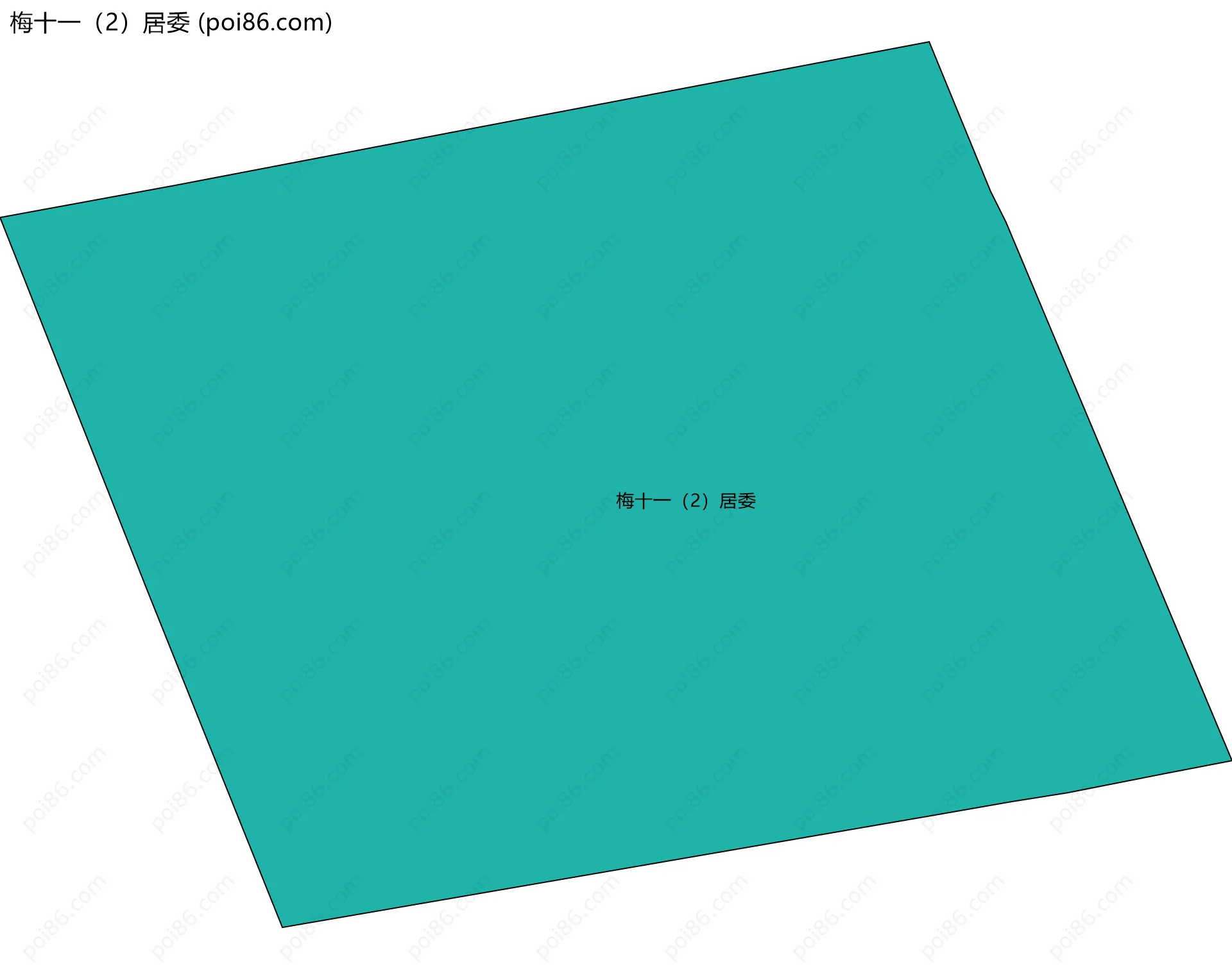 梅十一（2）居委边界地图