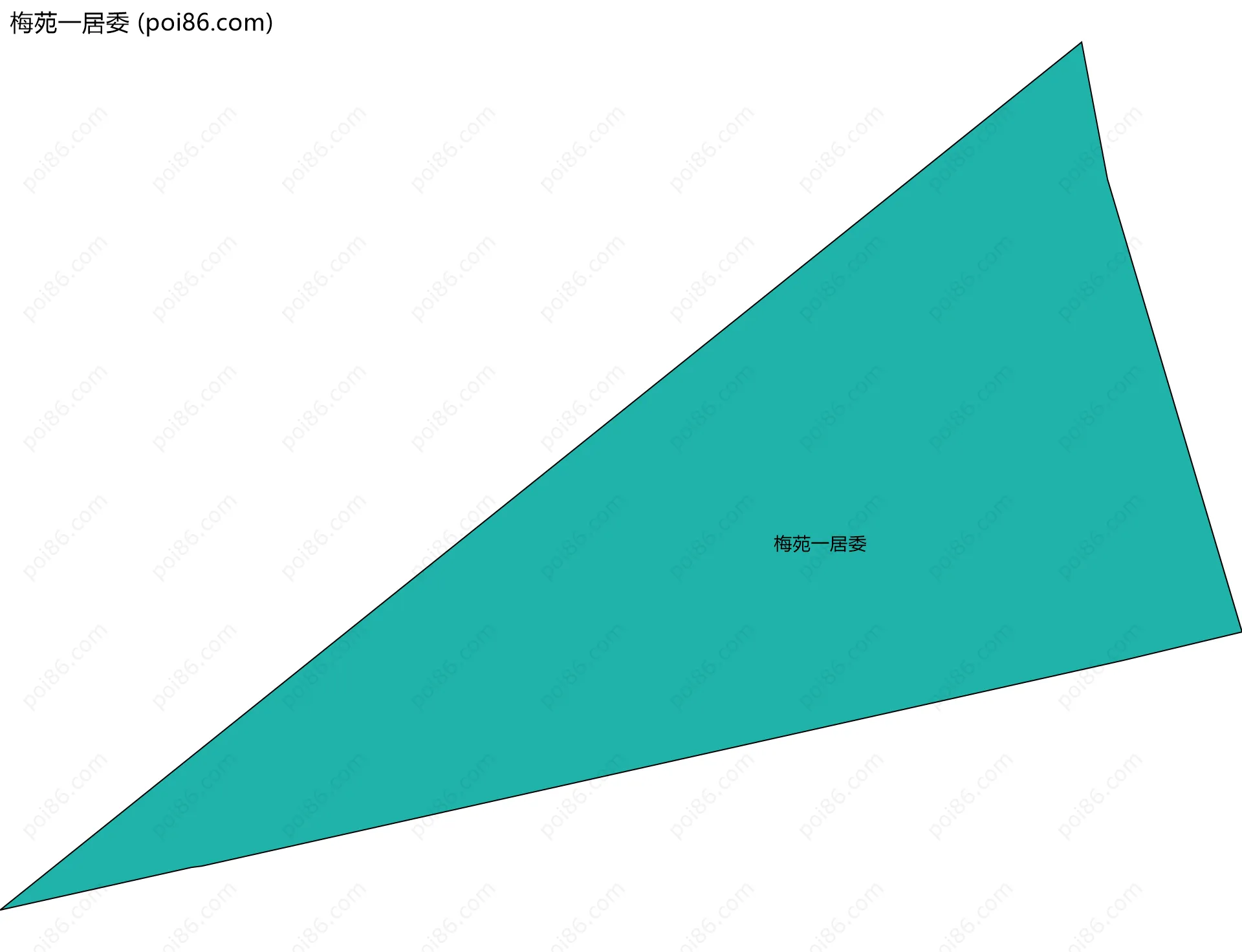 梅苑一居委边界地图