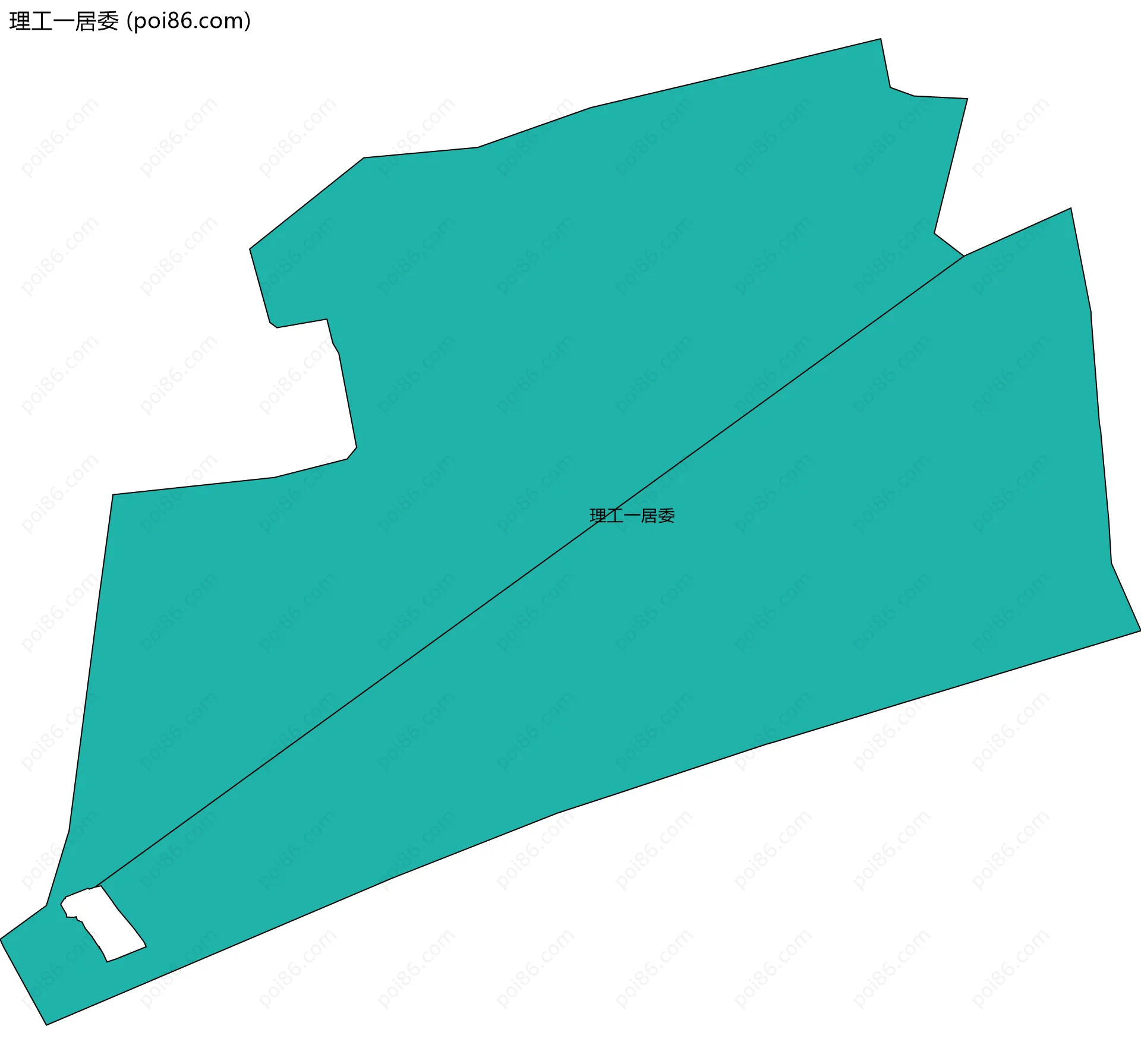 理工一居委边界地图