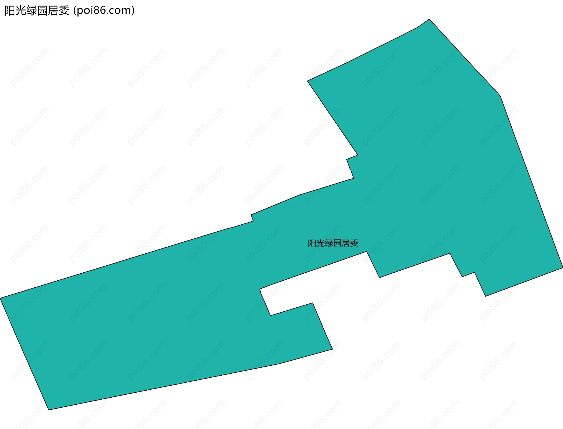 阳光绿园居委边界地图