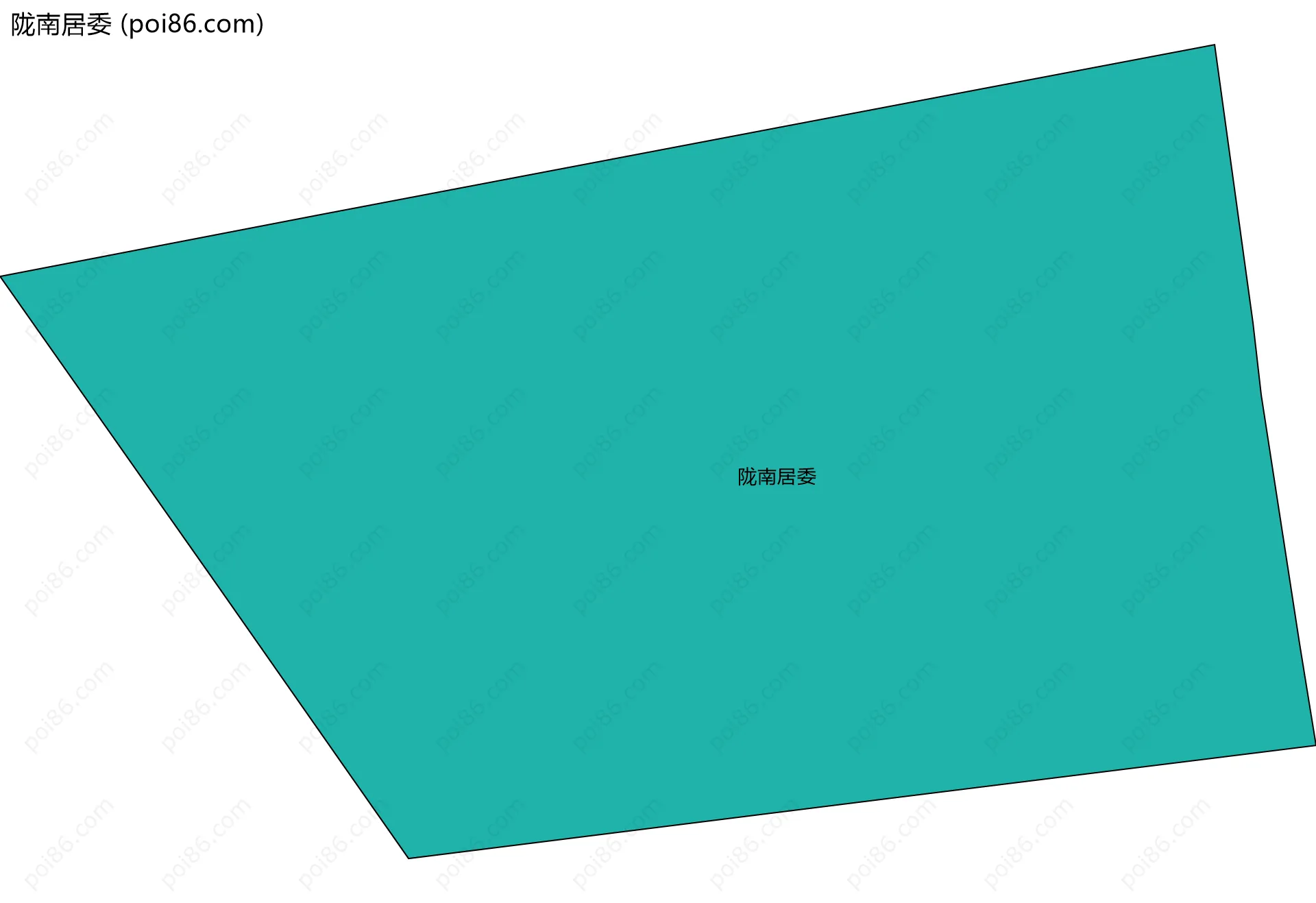 陇南居委边界地图