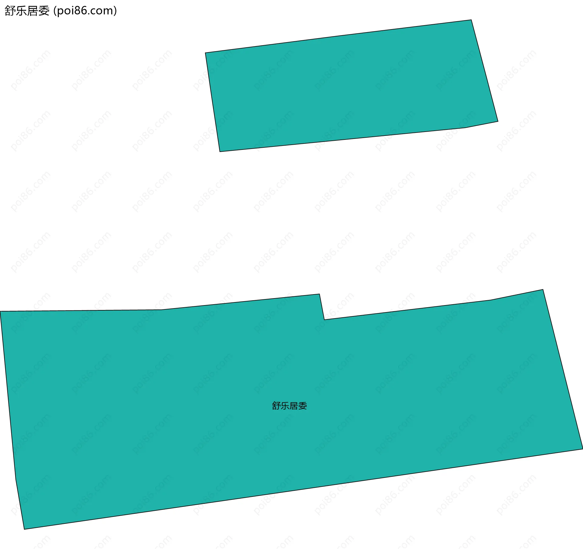 舒乐居委边界地图