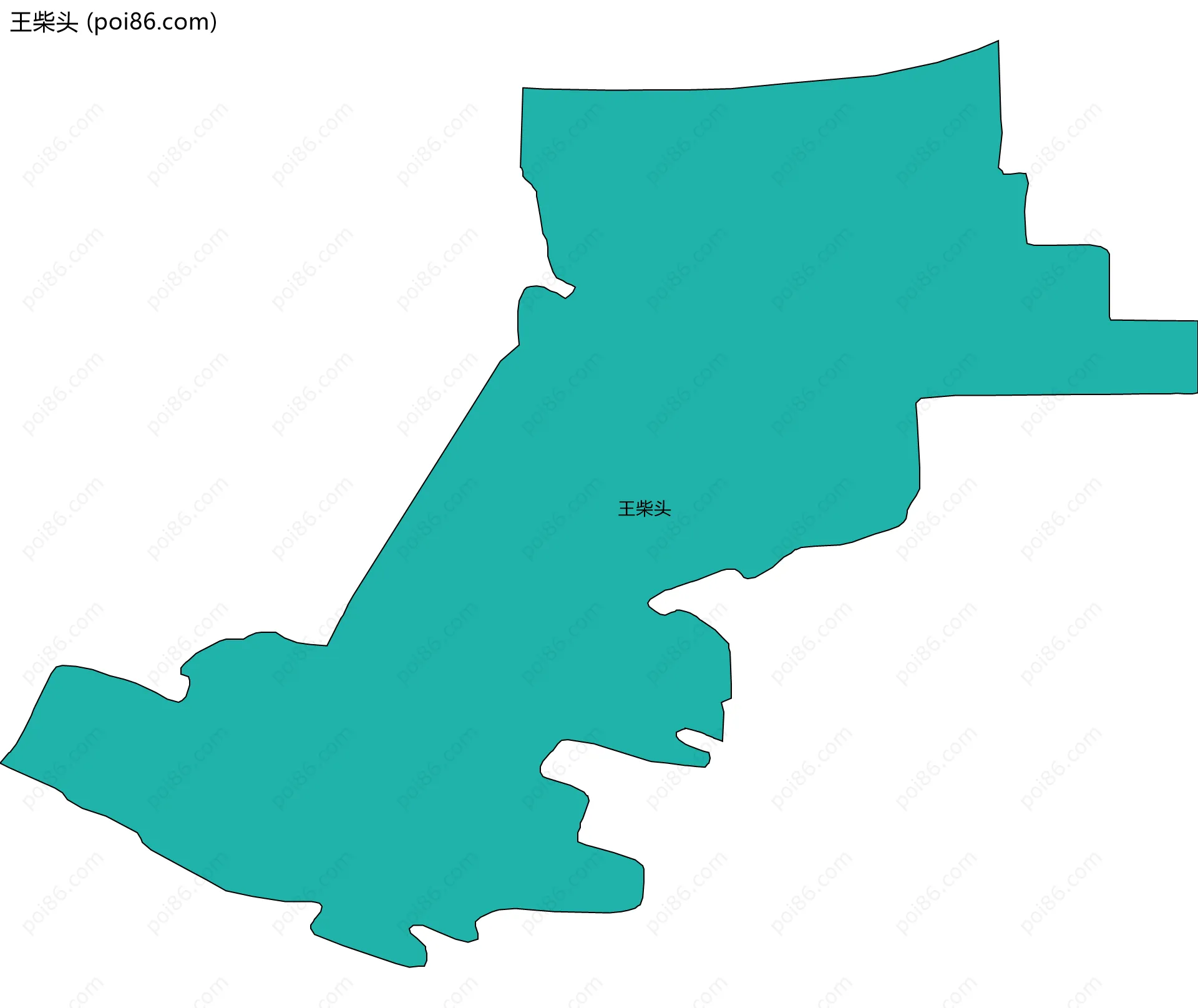 王柴头边界地图