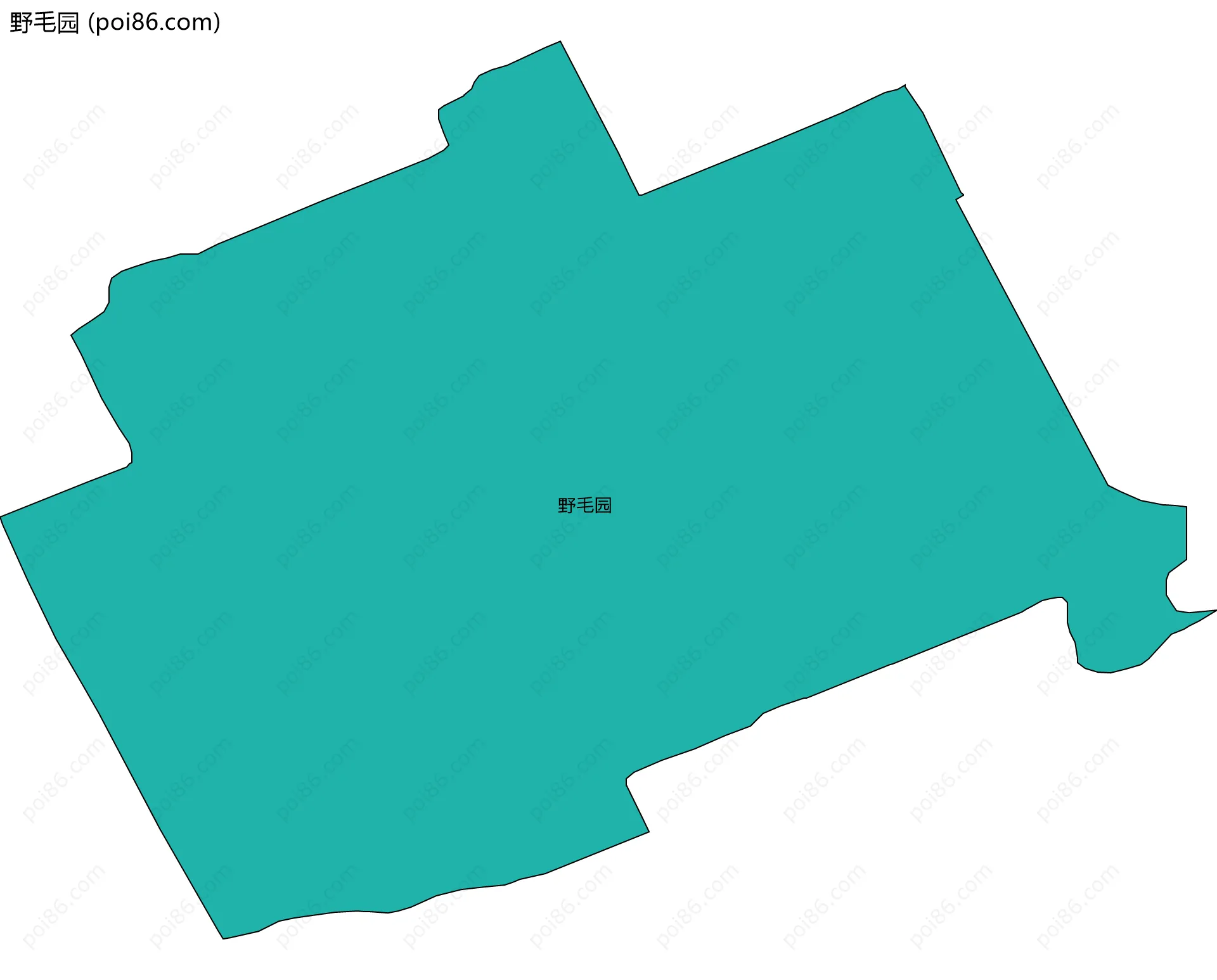野毛园边界地图