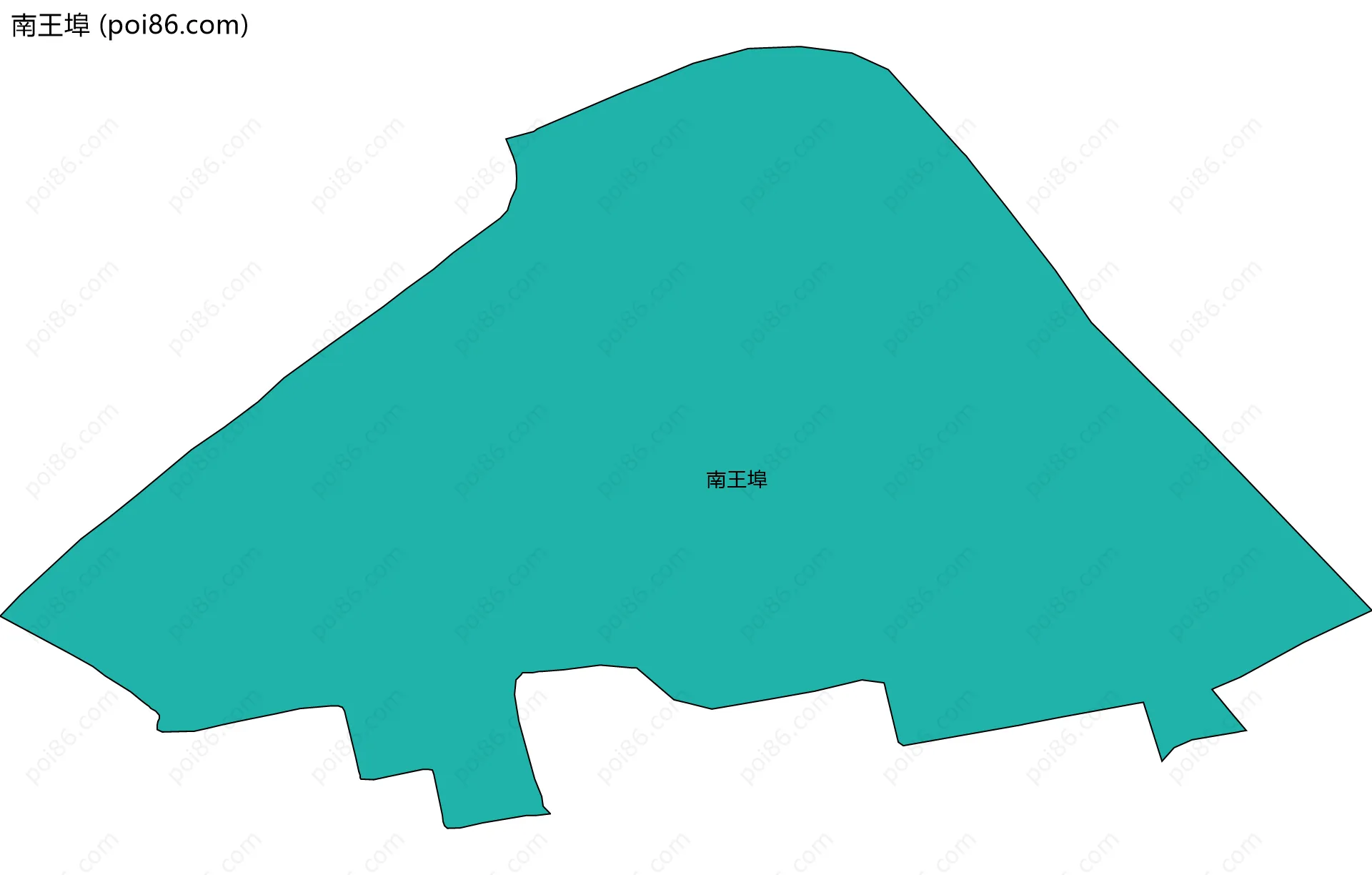 南王埠边界地图