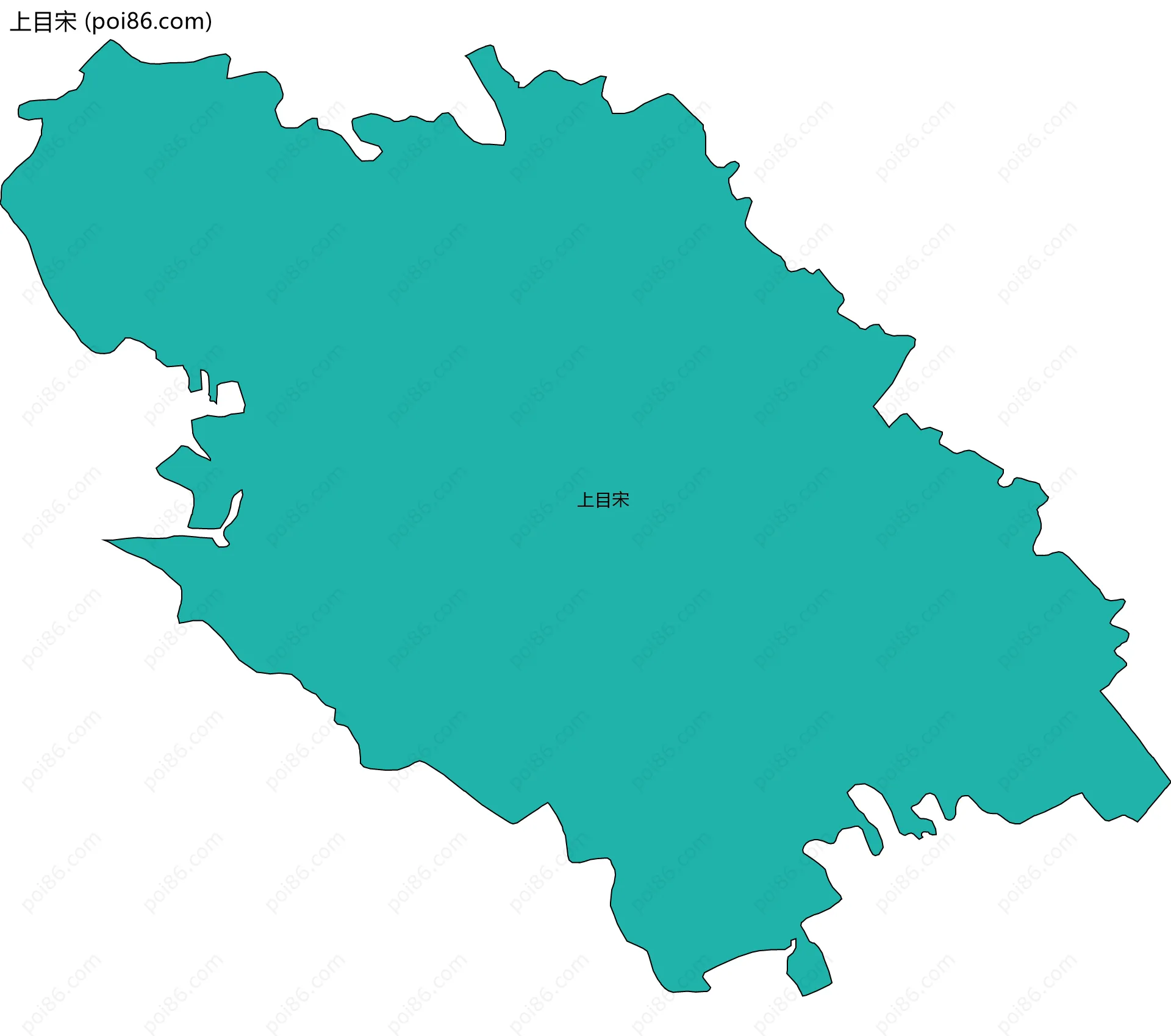 上目宋边界地图