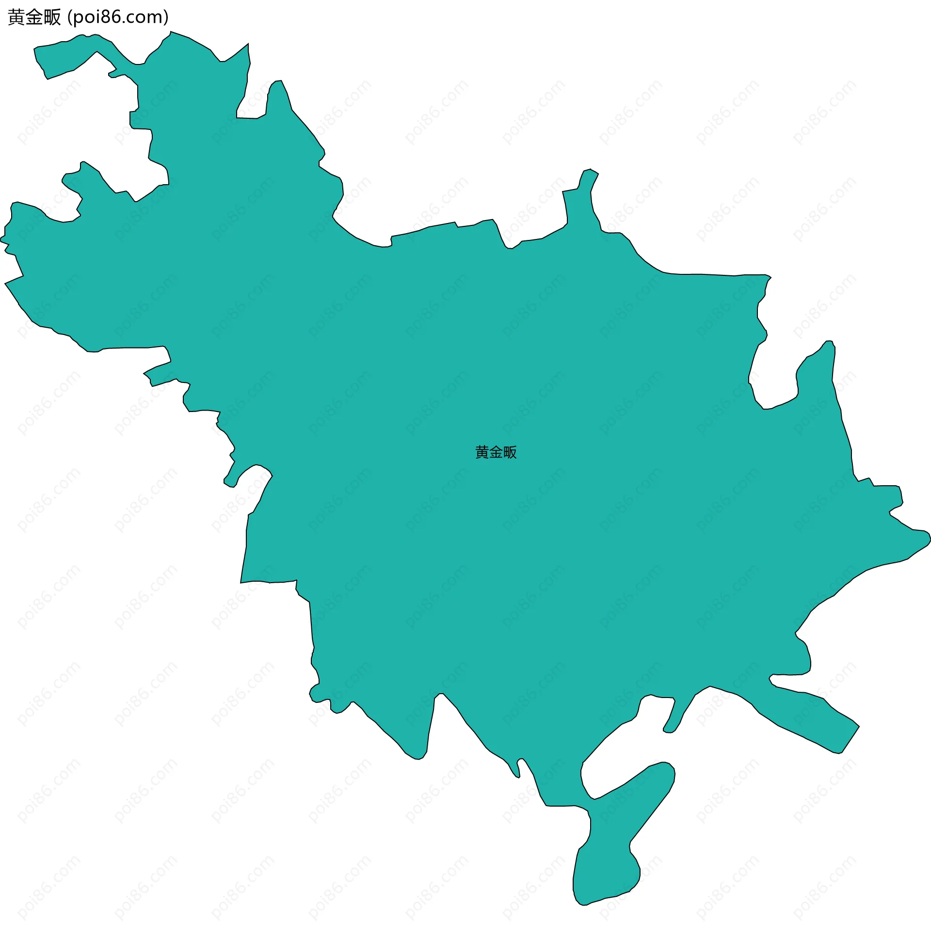 黄金畈边界地图