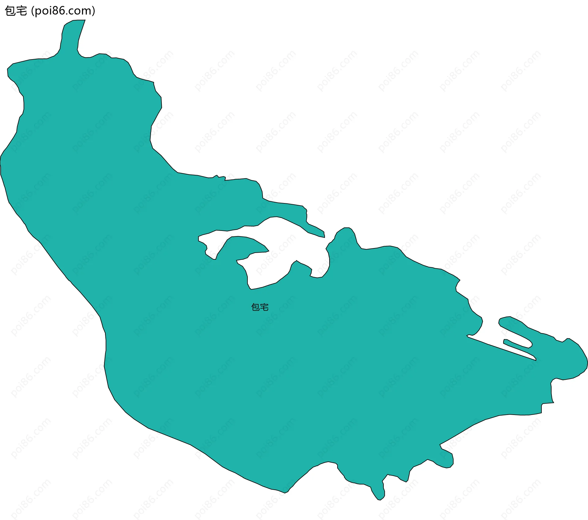 包宅边界地图
