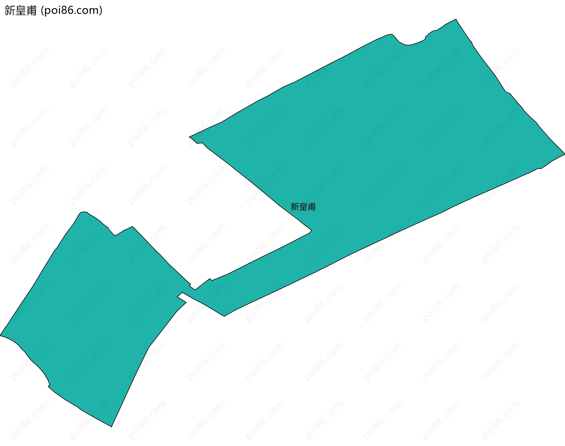 新皇甫边界地图