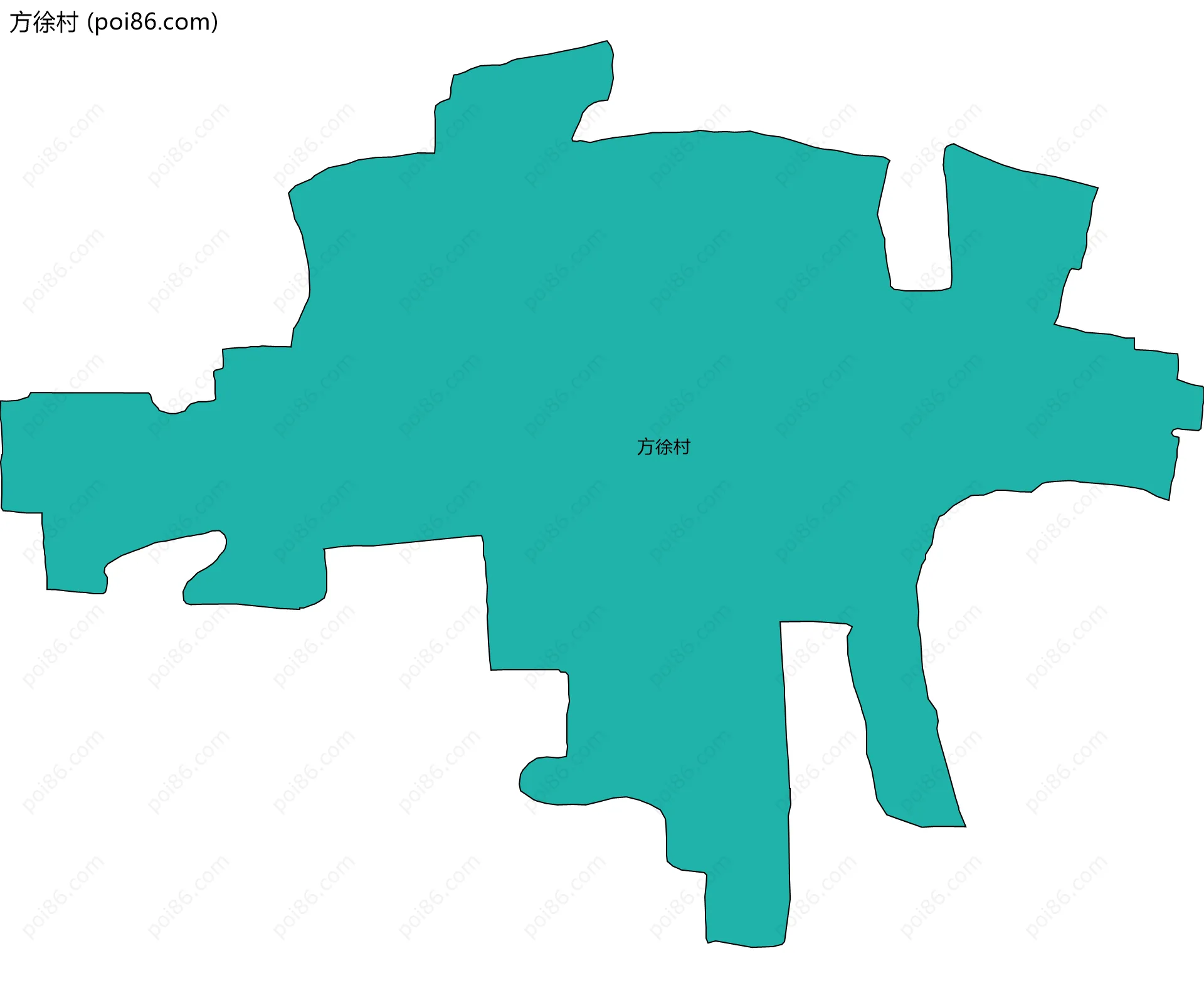 方徐村边界地图