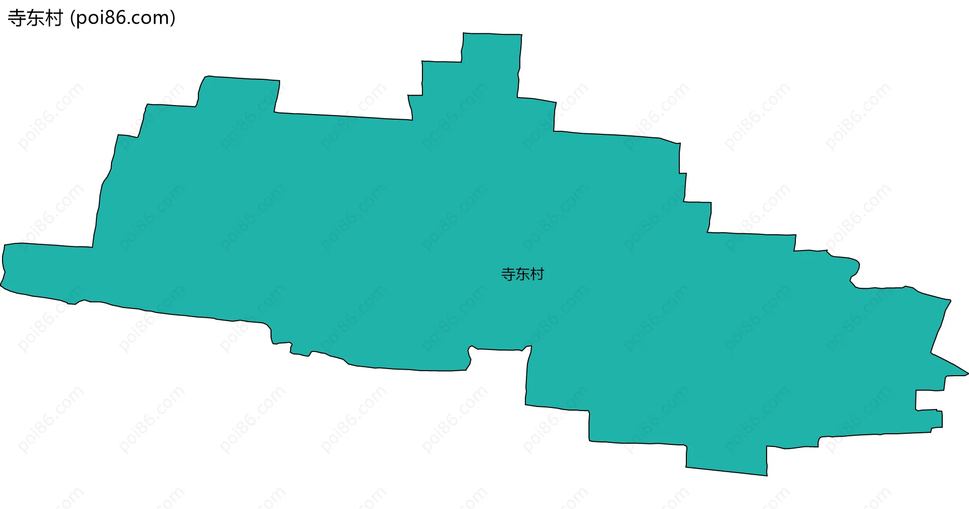 寺东村边界地图