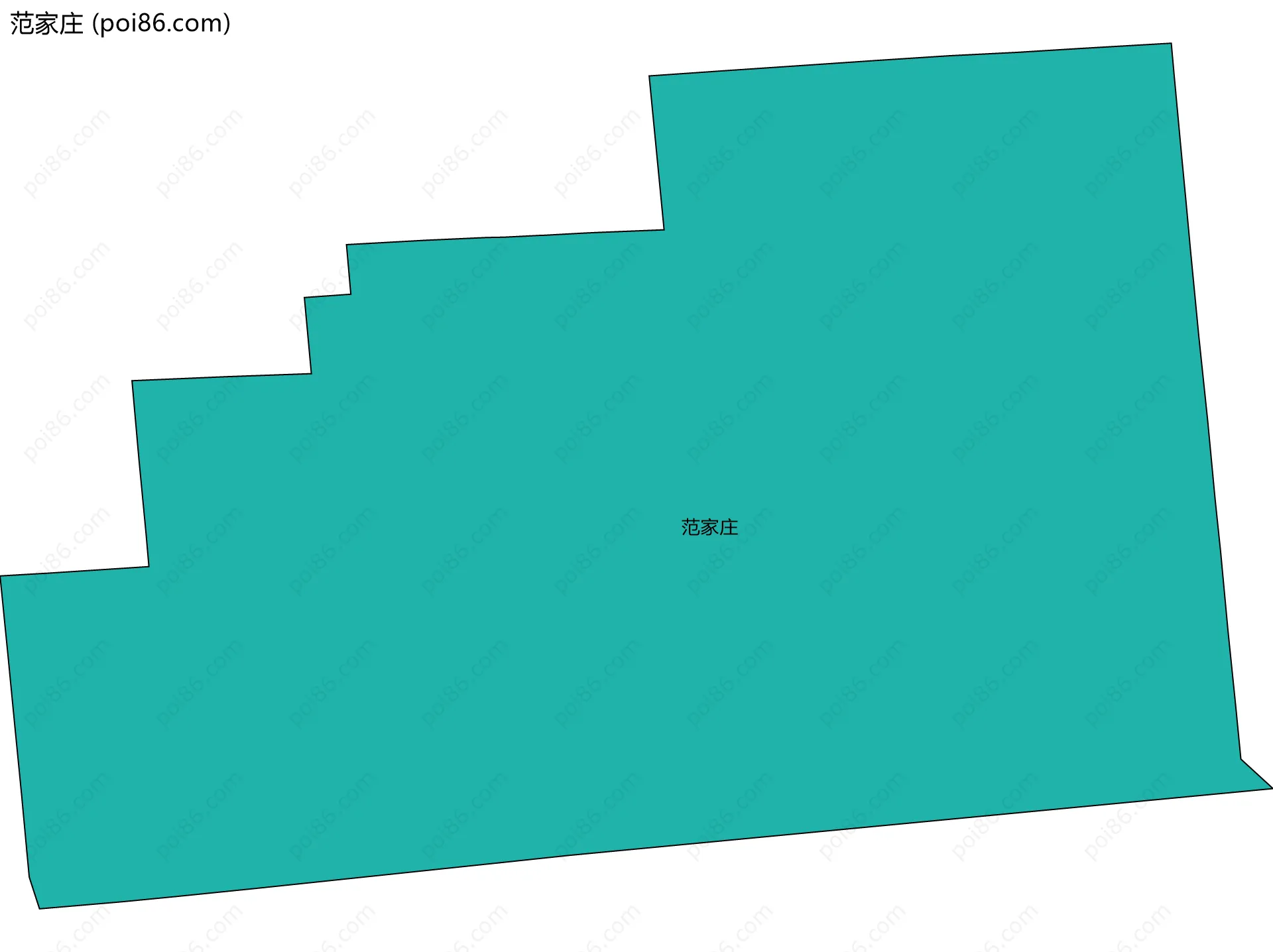 范家庄边界地图