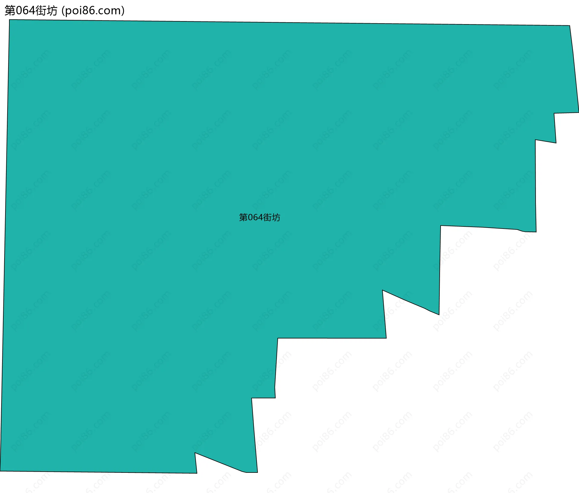 第064街坊边界地图