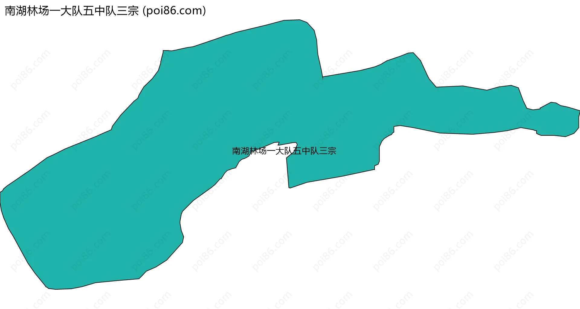 南湖林场一大队五中队三宗边界地图