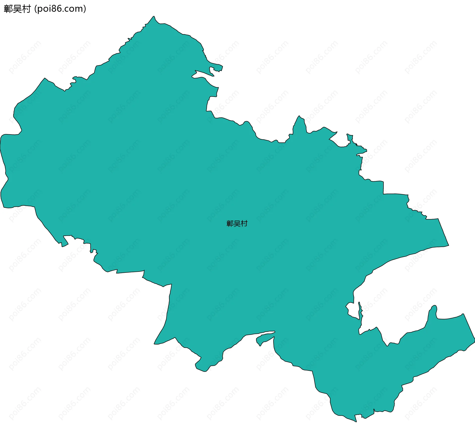 鄣吴村边界地图
