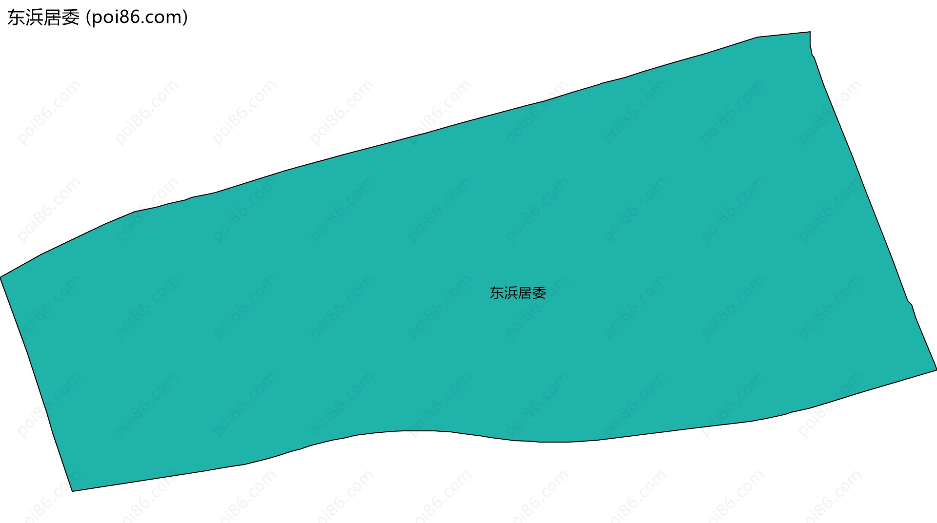 东浜居委边界地图