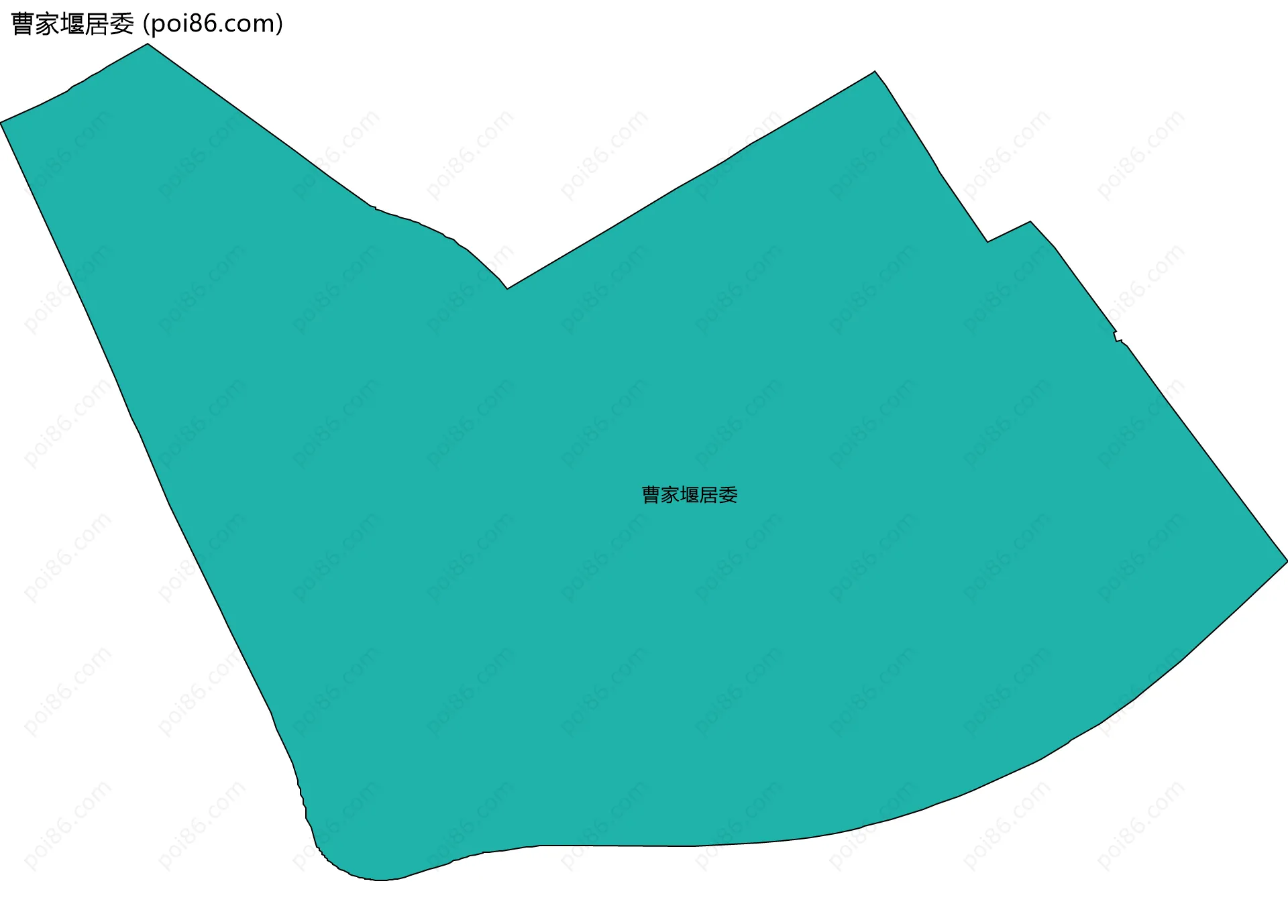 曹家堰居委边界地图