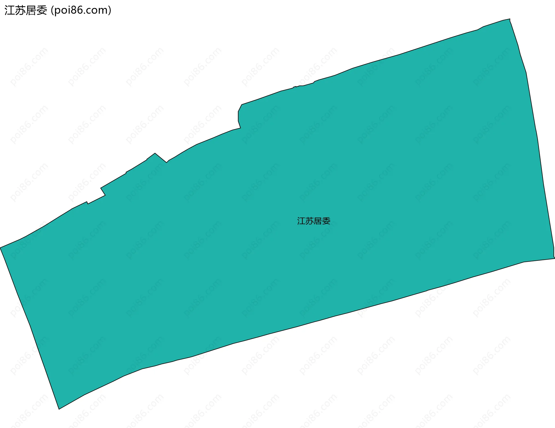 江苏居委边界地图