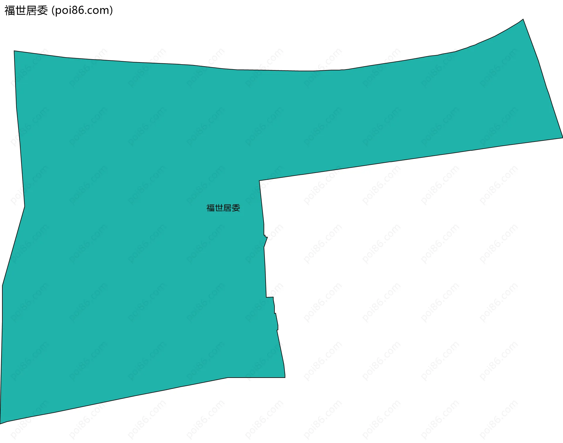 福世居委边界地图