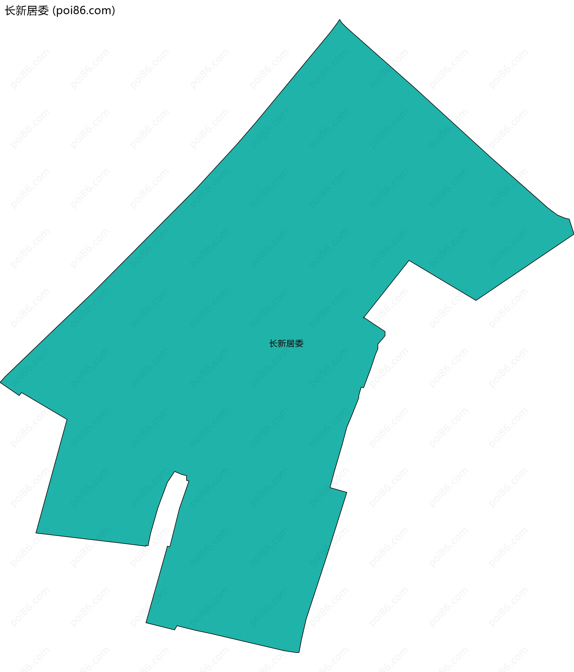 长新居委边界地图