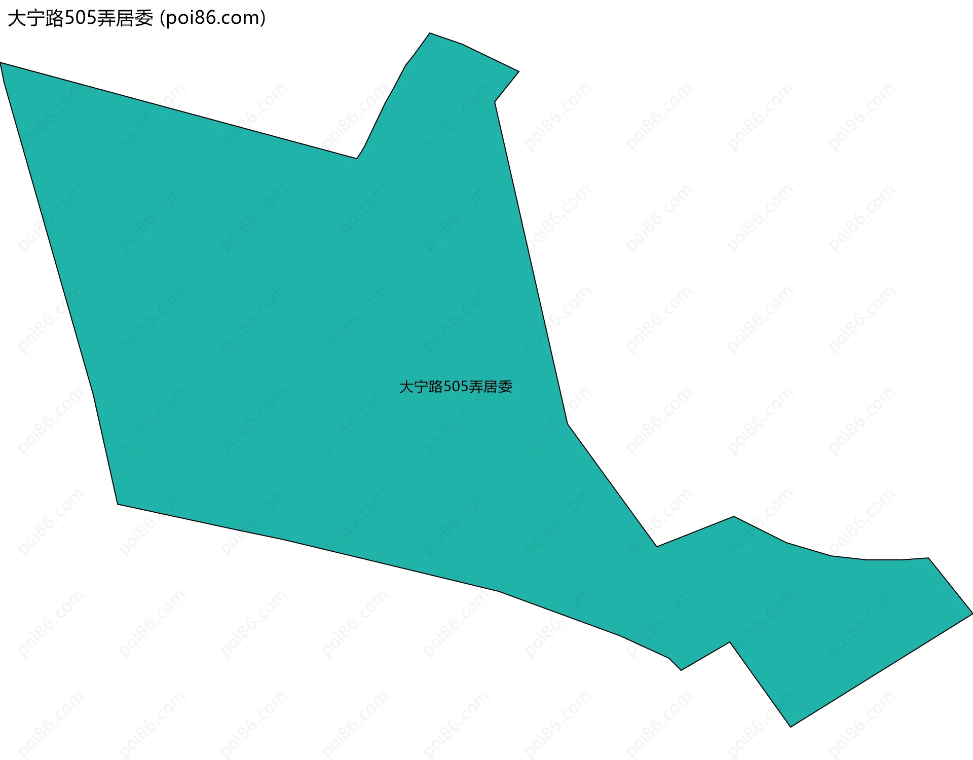 大宁路505弄居委边界地图