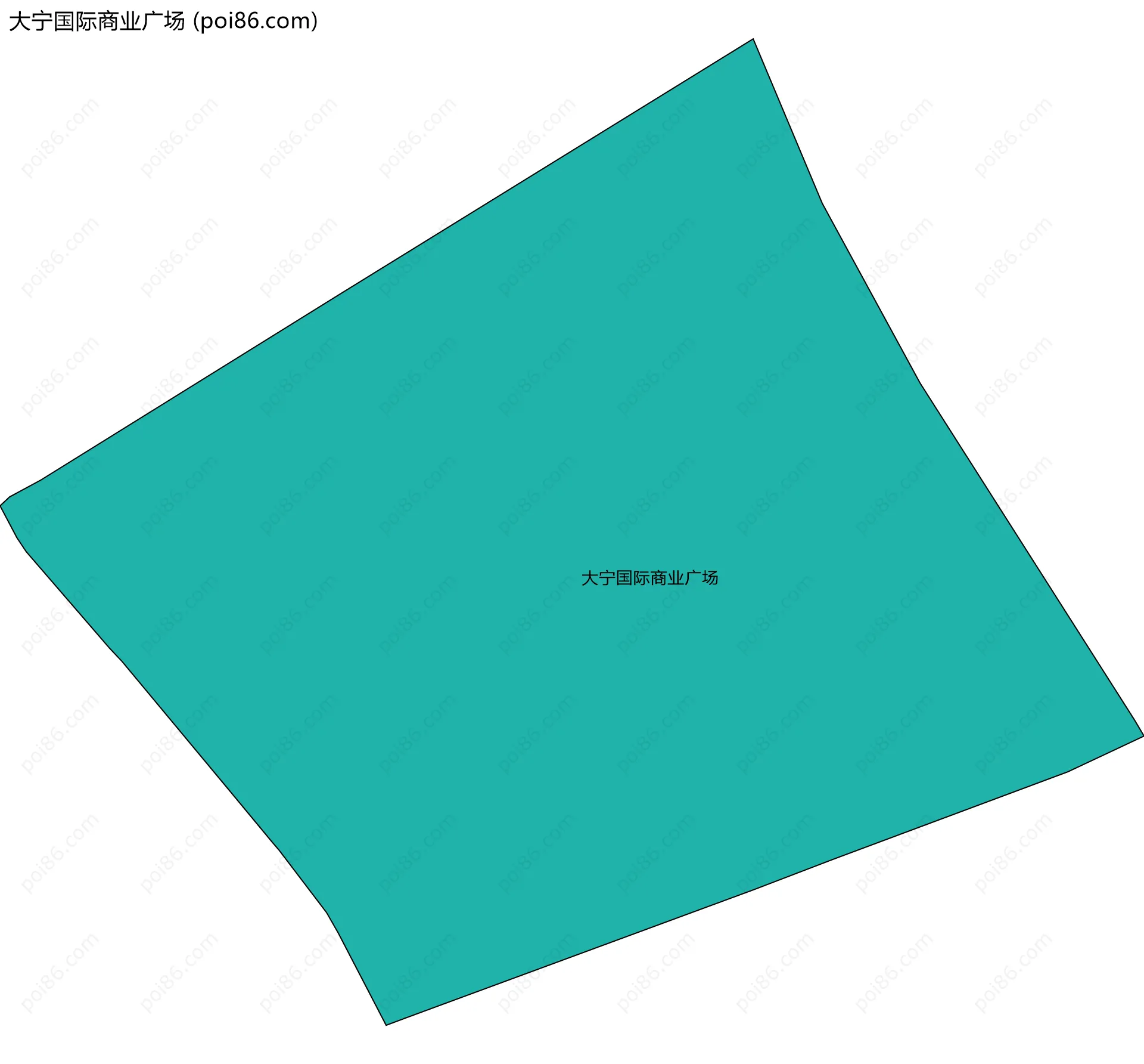 大宁国际商业广场边界地图