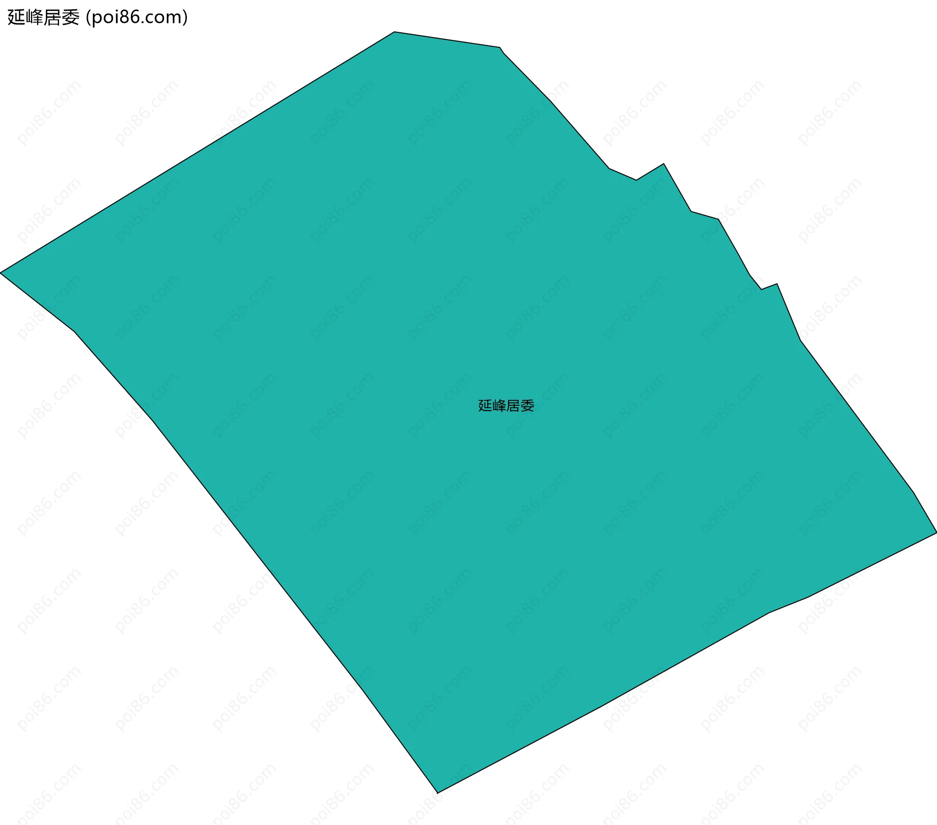 延峰居委边界地图