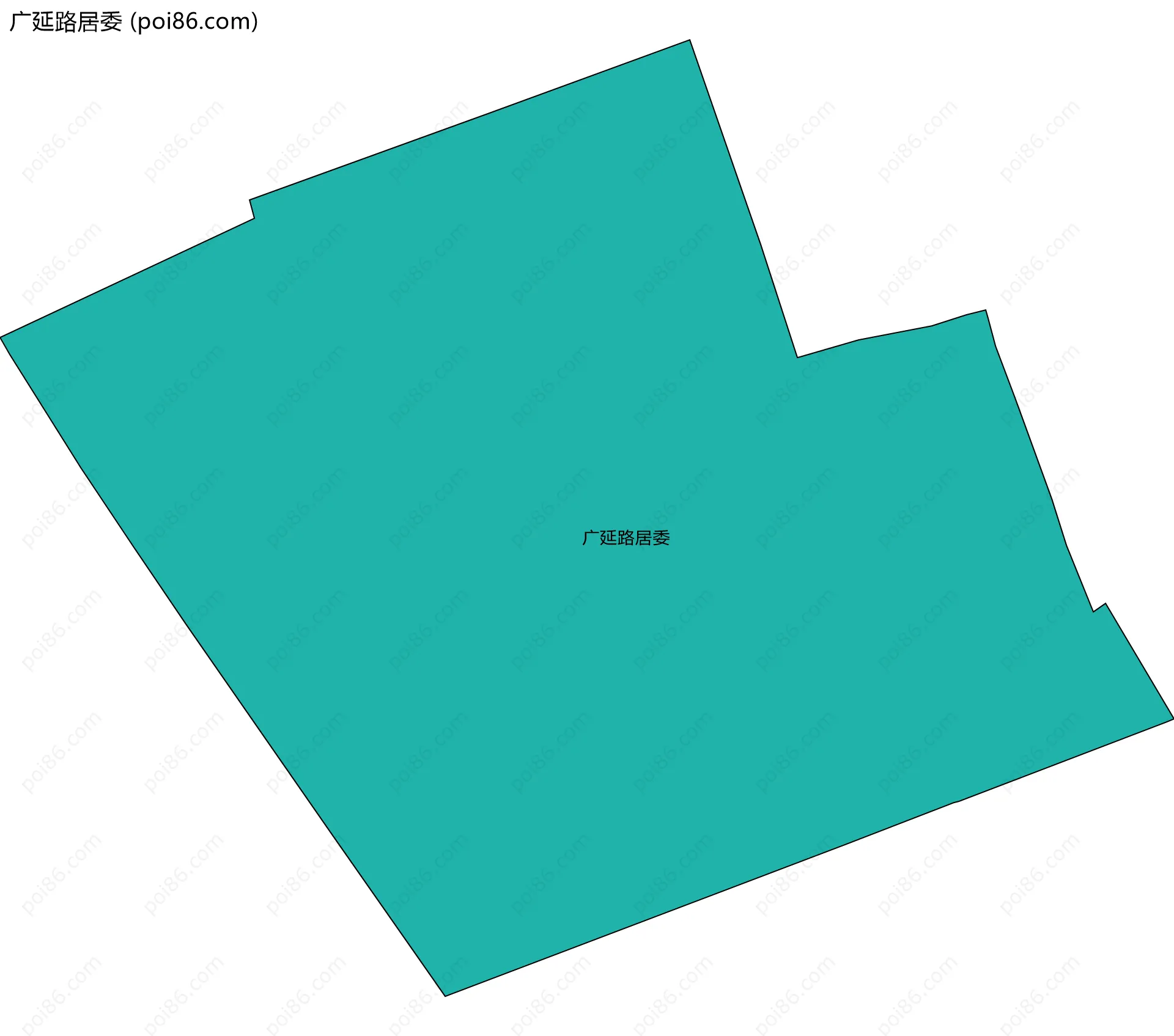 广延路居委边界地图