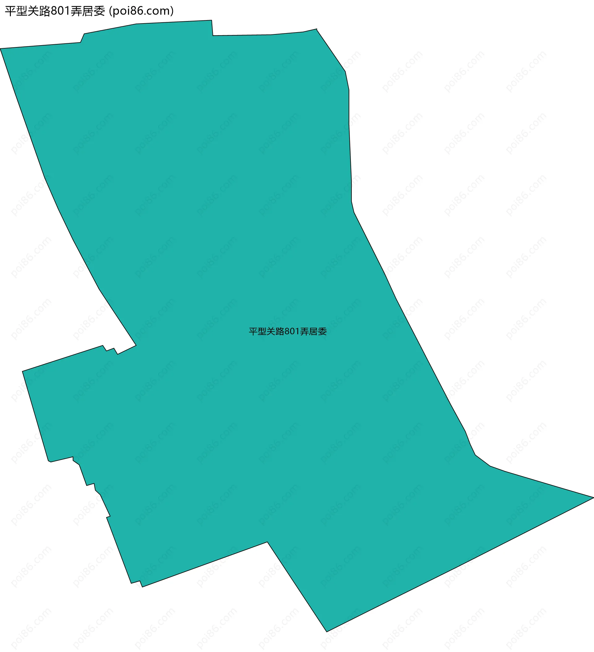 平型关路801弄居委边界地图