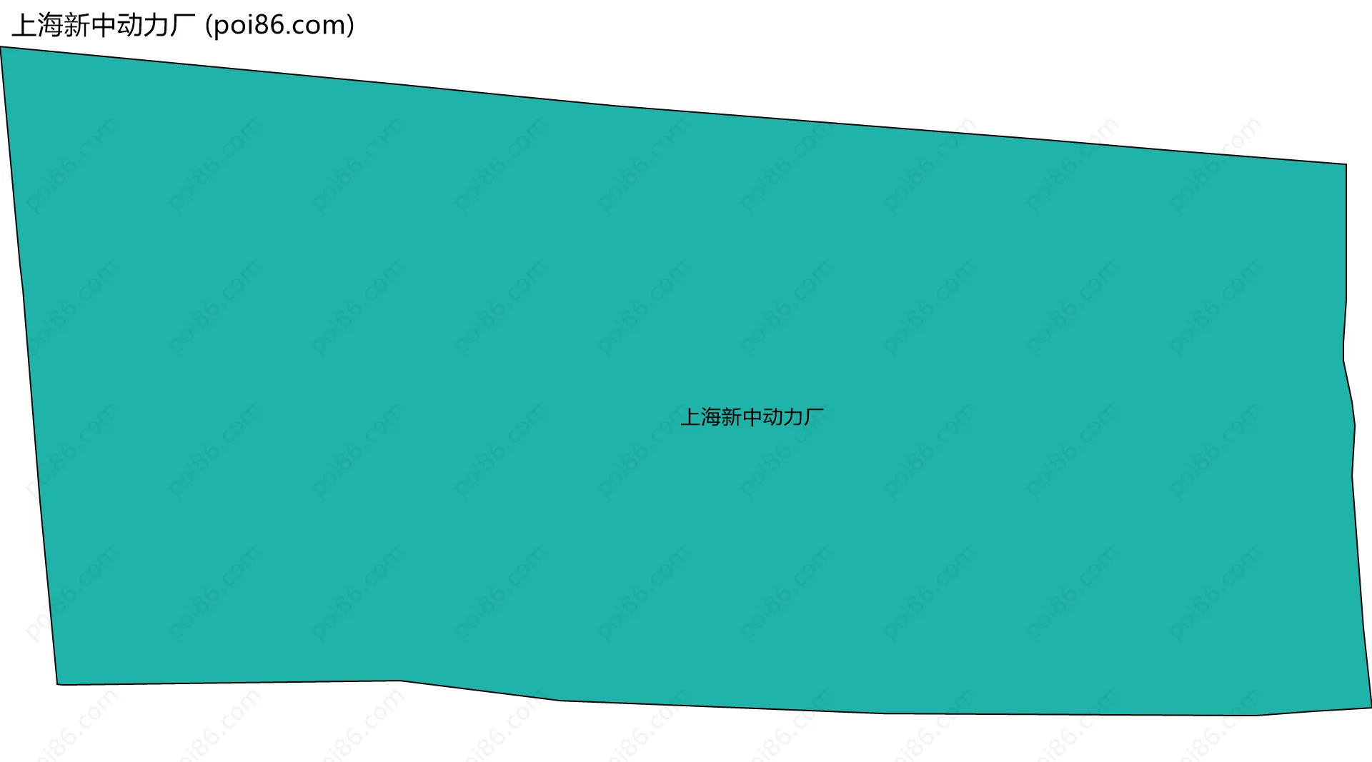 上海新中动力厂边界地图