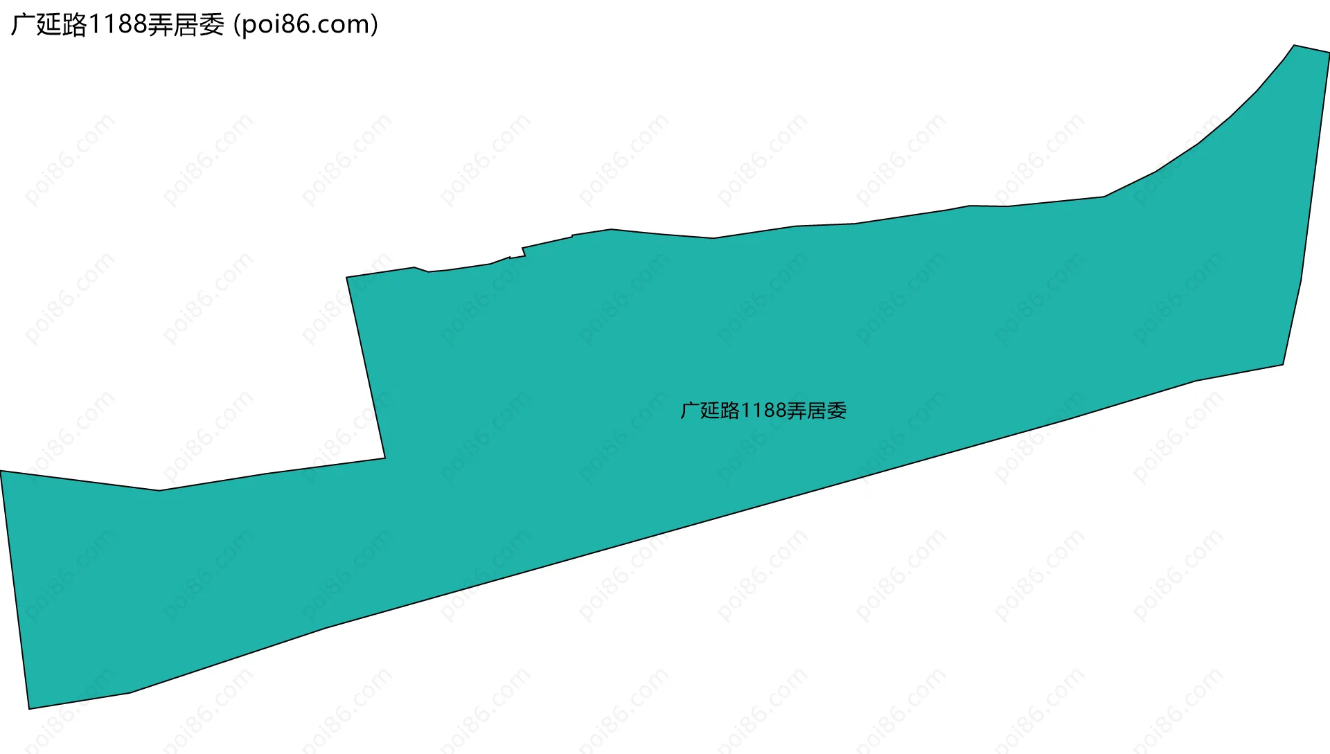 广延路1188弄居委边界地图