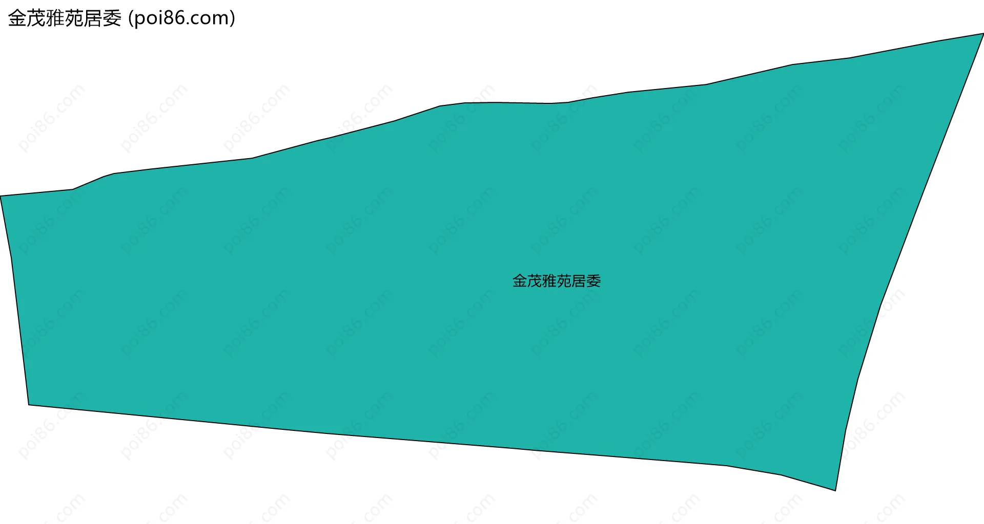 金茂雅苑居委边界地图